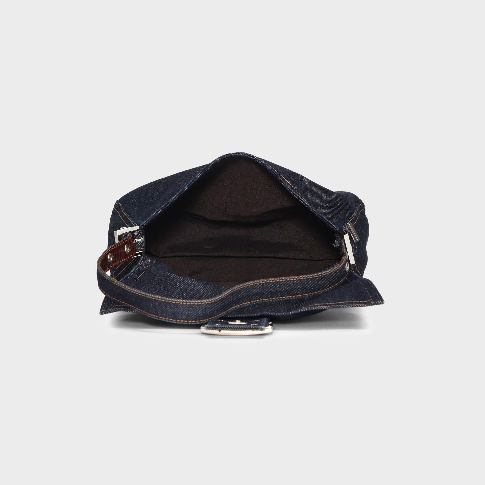 WGACA Fendi Denim Mama Baguette - Blue