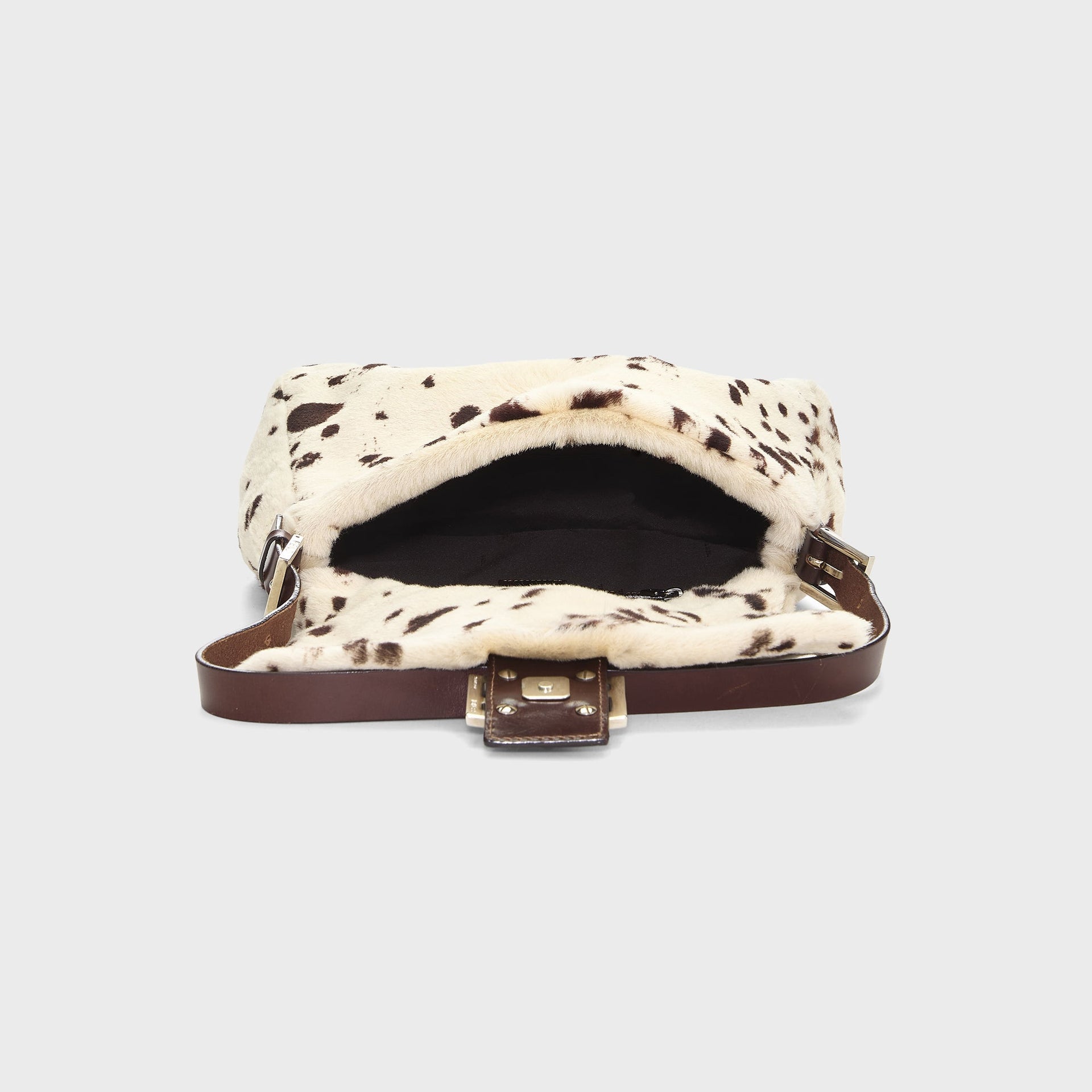 WGACA Fendi Cow Print Mamma Baguette - Ivory
