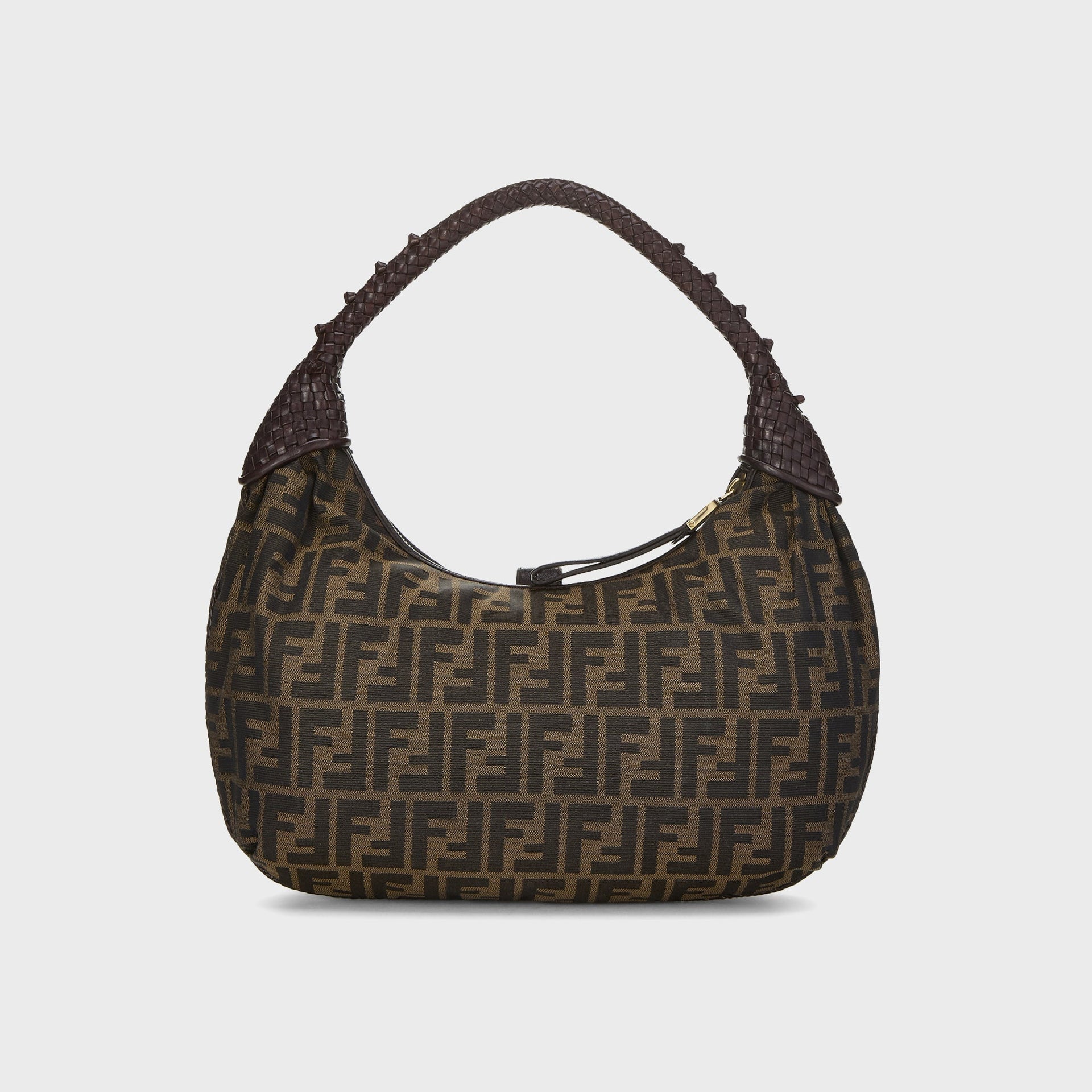 WGACA Fendi Zucca Spy Hobo - Brown