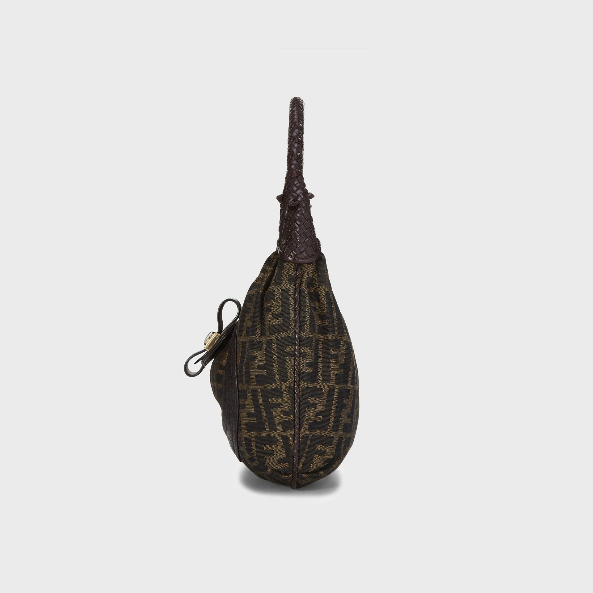 WGACA Fendi Zucca Spy Hobo - Brown