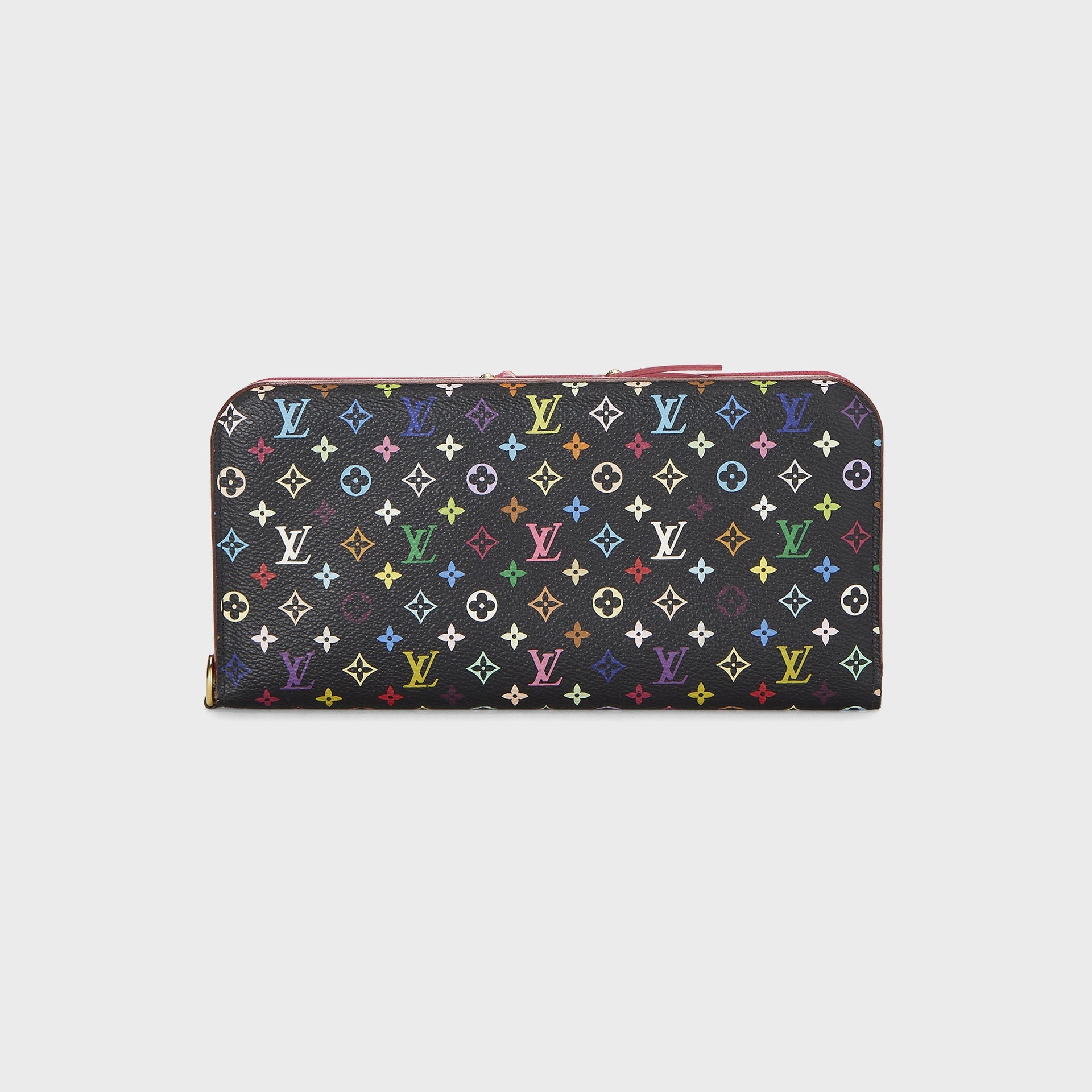 WGACA Louis Vuitton x Takashi Murakami Monogram Zippy Wallet - Black / Multi