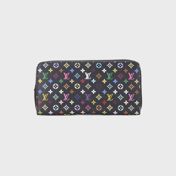 WGACA Louis Vuitton x Takashi Murakami Black Monogram Multicore