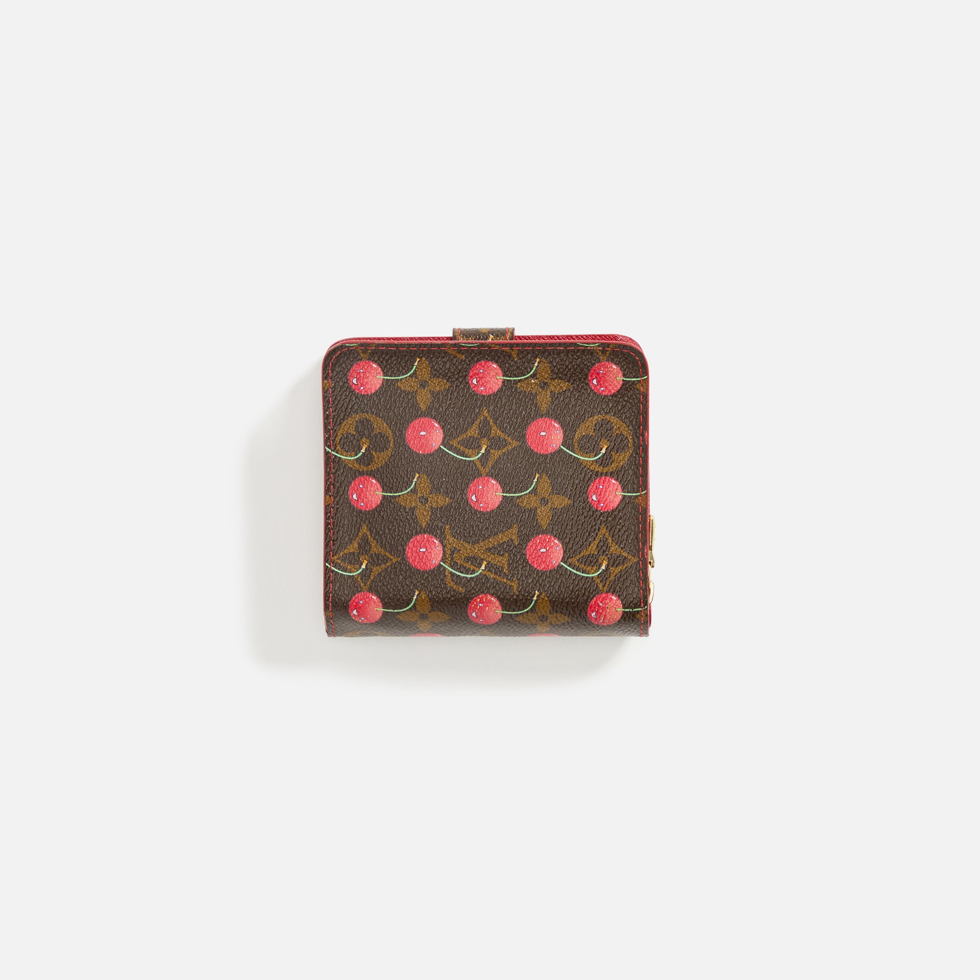 Pre-Owned Takashi Murakami x Louis Vuitton Black Monogram Multicolore  Porte-Monnaie Viennois Wallet QJA0FBWKKB002