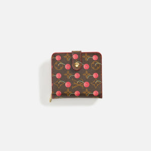 Louis Vuitton Cherry Brown Monogram Coated Canvas and