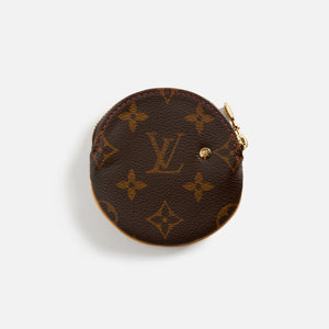 WGACA Louis Vuitton x Takashi Murakami Cherry Porte Monnaie Round Coin Purse - Brown