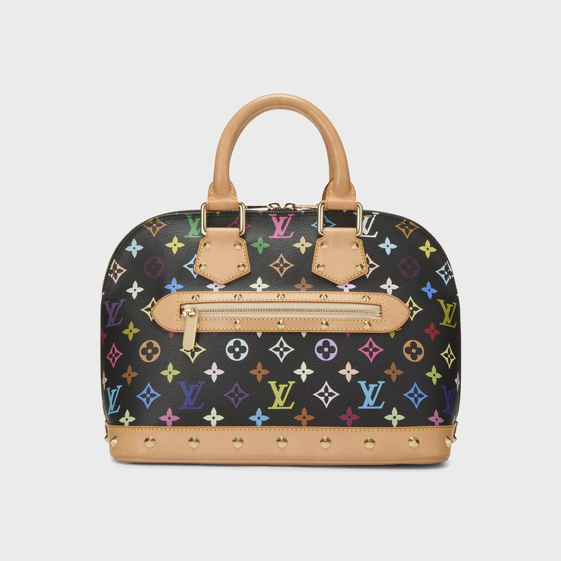 WGACA Louis Vuitton x Takashi Murakami Monogram Multicolore Alma PM - Black