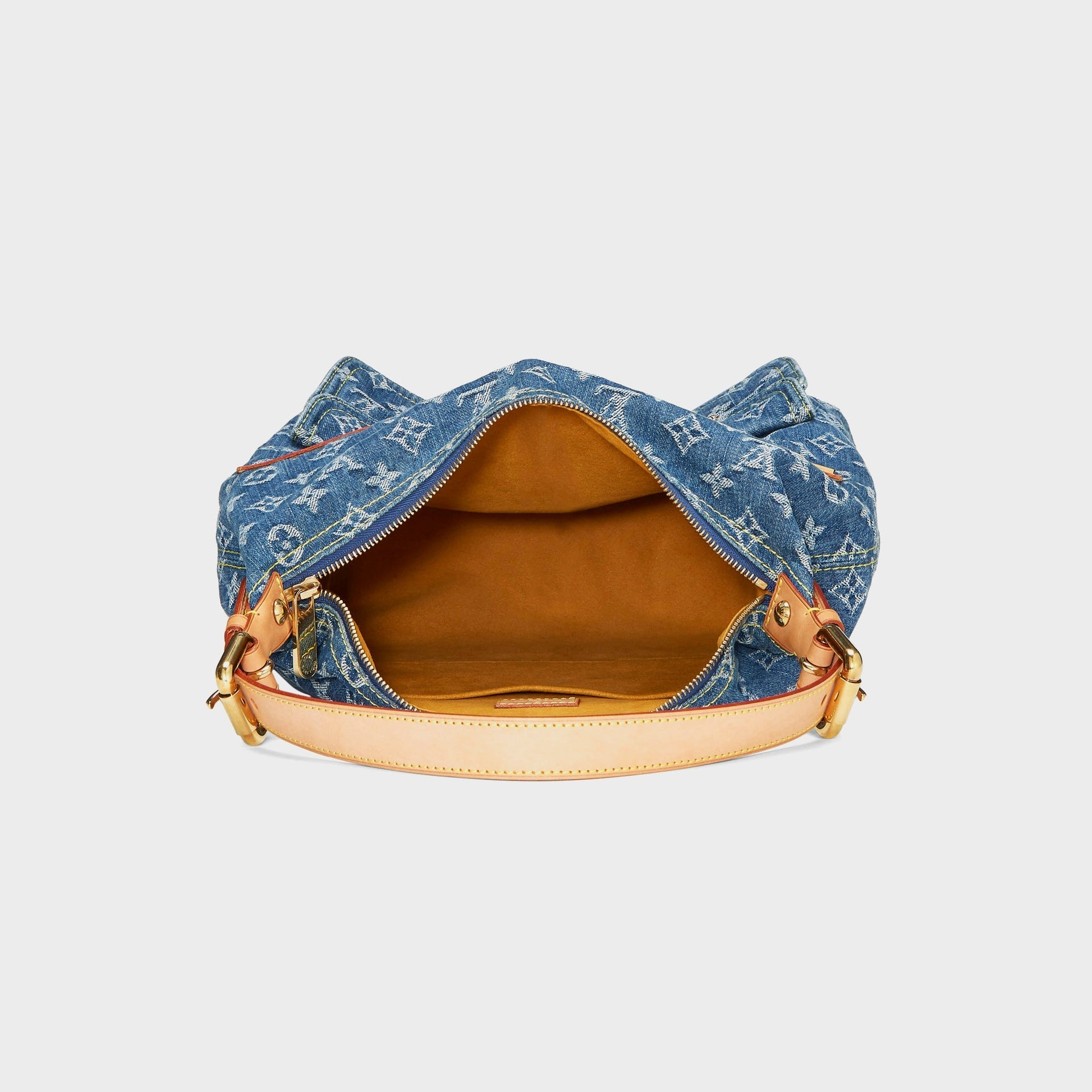 WGACA Louis Vuitton Denim Baggy Gm in Blue