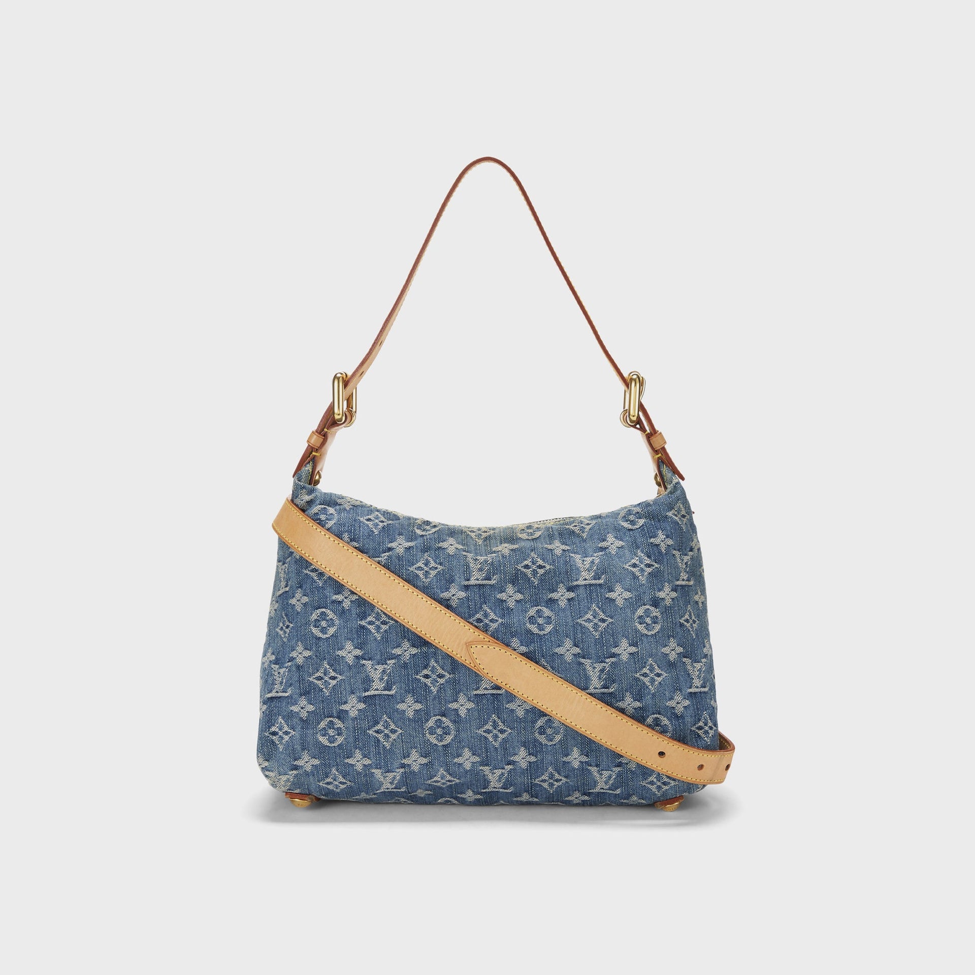 WGACA Louis Vuitton Denim Baggy Pm in Blue