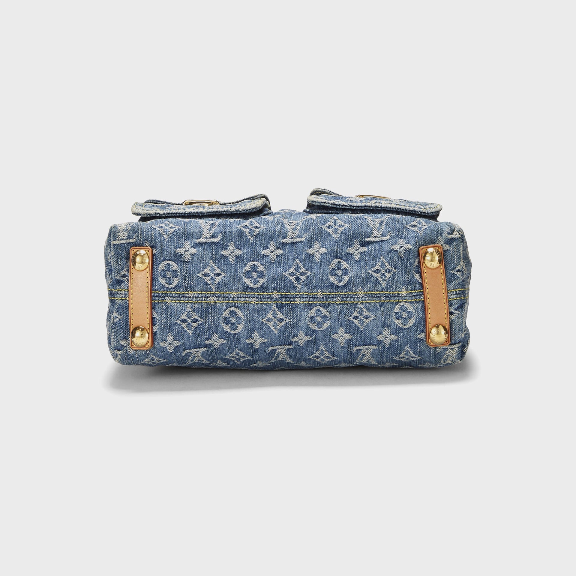 WGACA Louis Vuitton Denim Baggy Pm in Blue