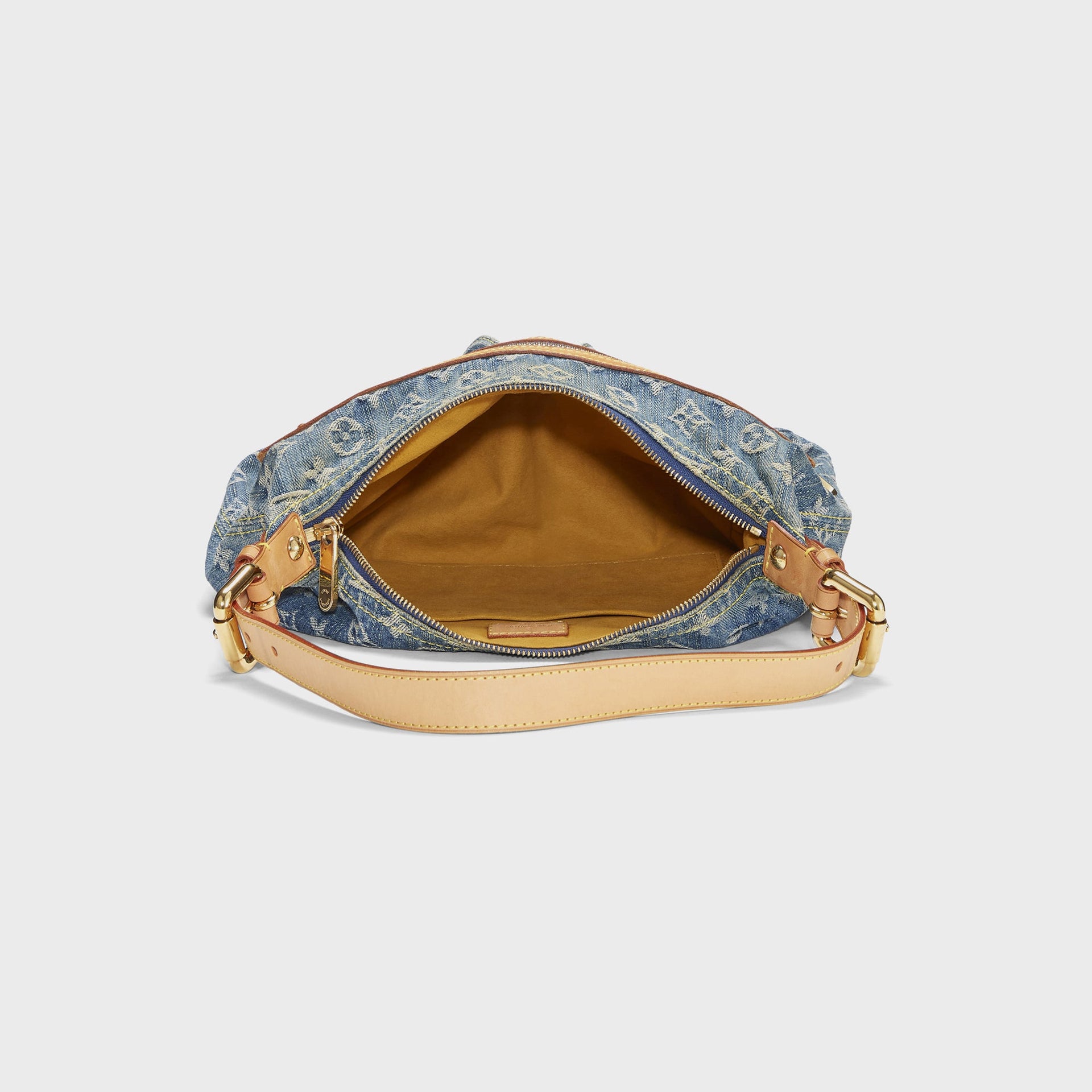 WGACA Louis Vuitton Denim Baggy Pm in Blue