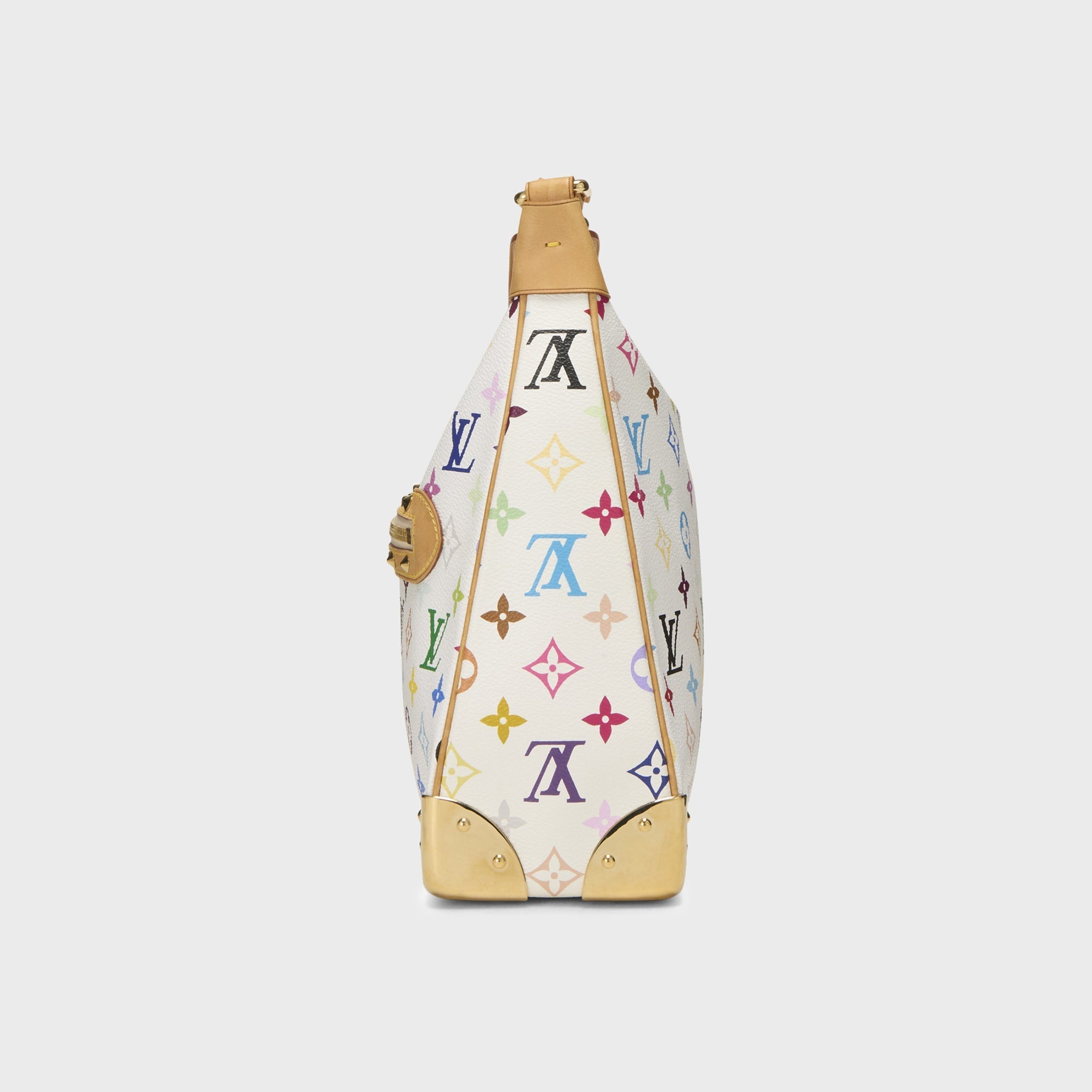 WGACA Takashi Murakami x Louis Vuitton White Monogram Multicore