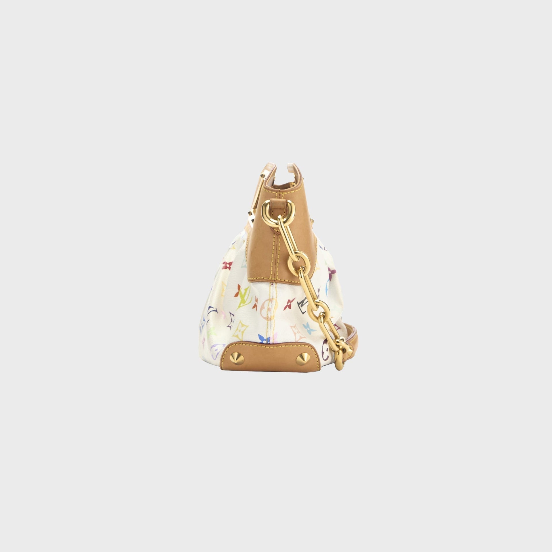 WGACA Louis Vuitton x Takashi Murakami White Monogram Multicolore Judy PM - White / Multi