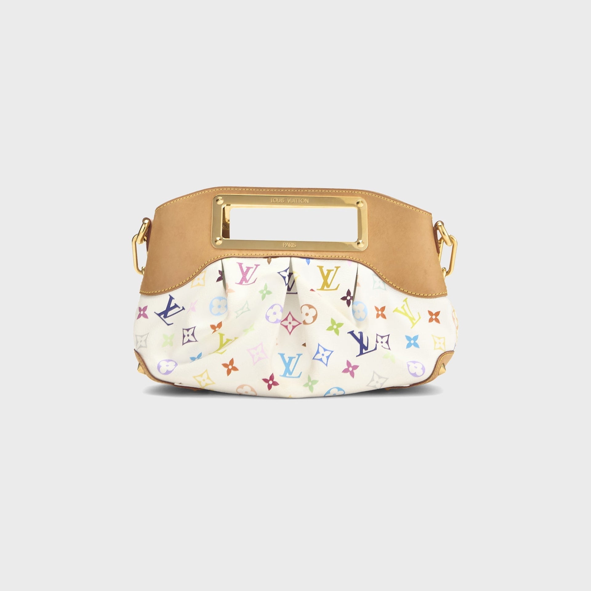 WGACA Louis Vuitton x Takashi Murakami White Monogram Multicolore Judy PM - White / Multi