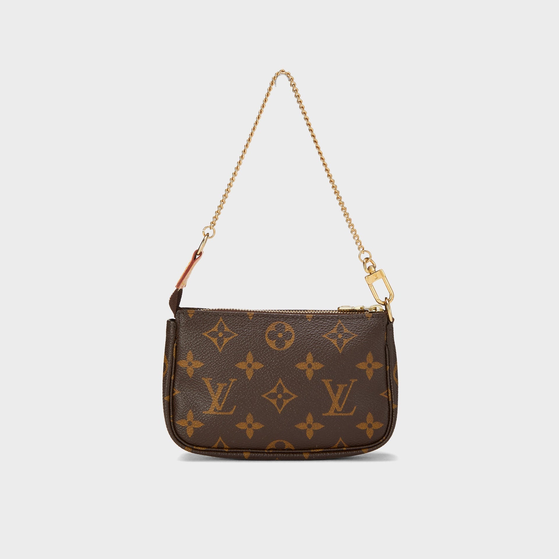 WGACA Louis Vuitton Monogram Mini Pochette Bag - Brown