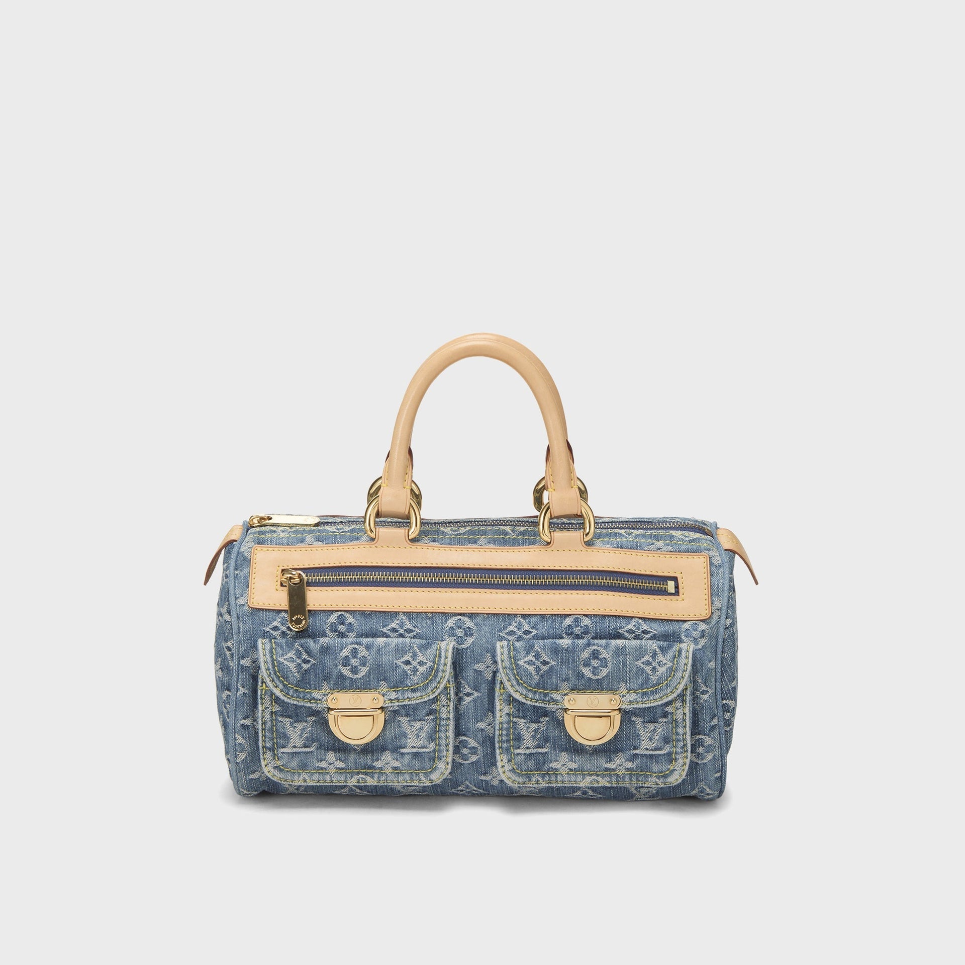 WGACA Louis Vuitton Denim Neo Speedy - Blue