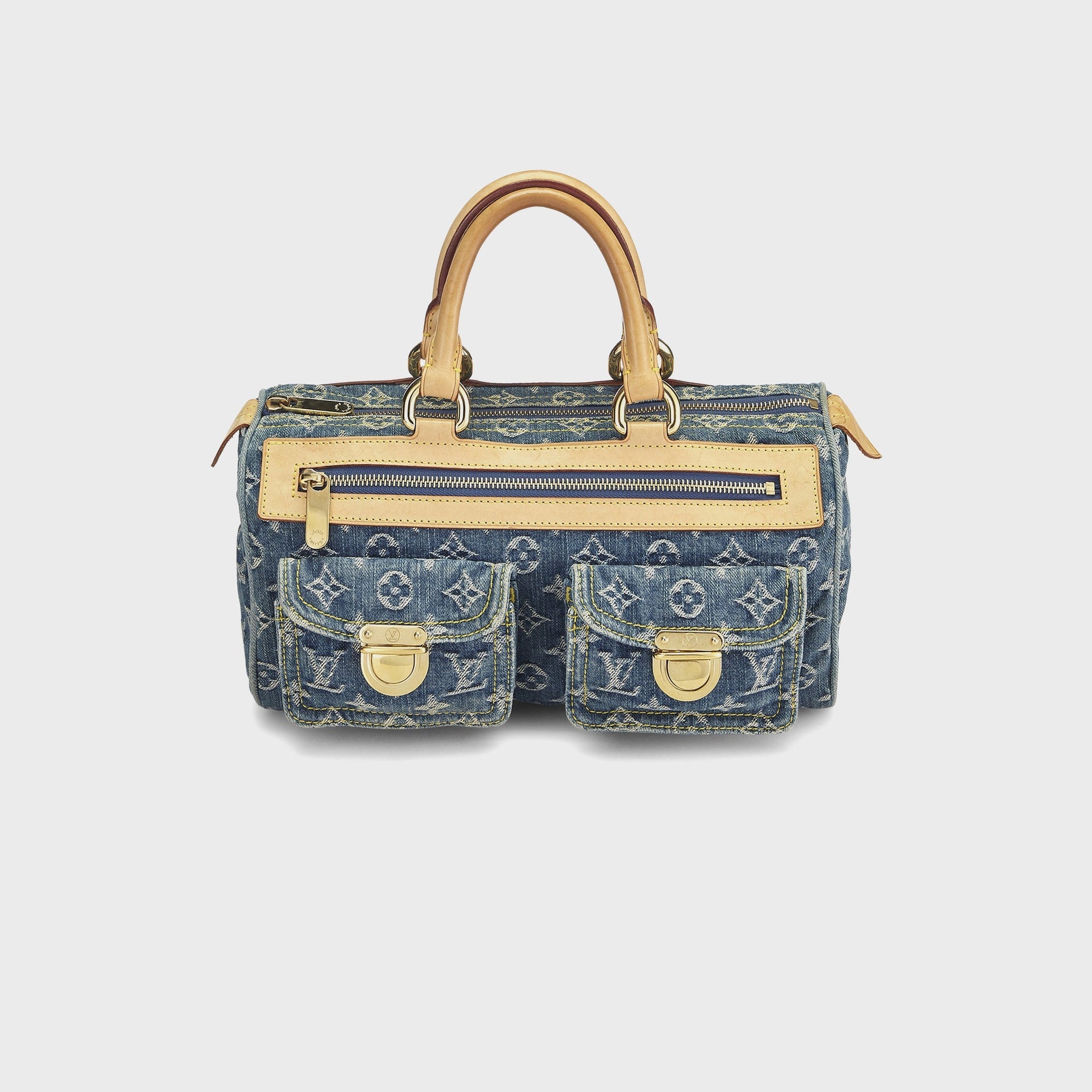 WGACA Louis Vuitton Denim Neo Speedy - Blue