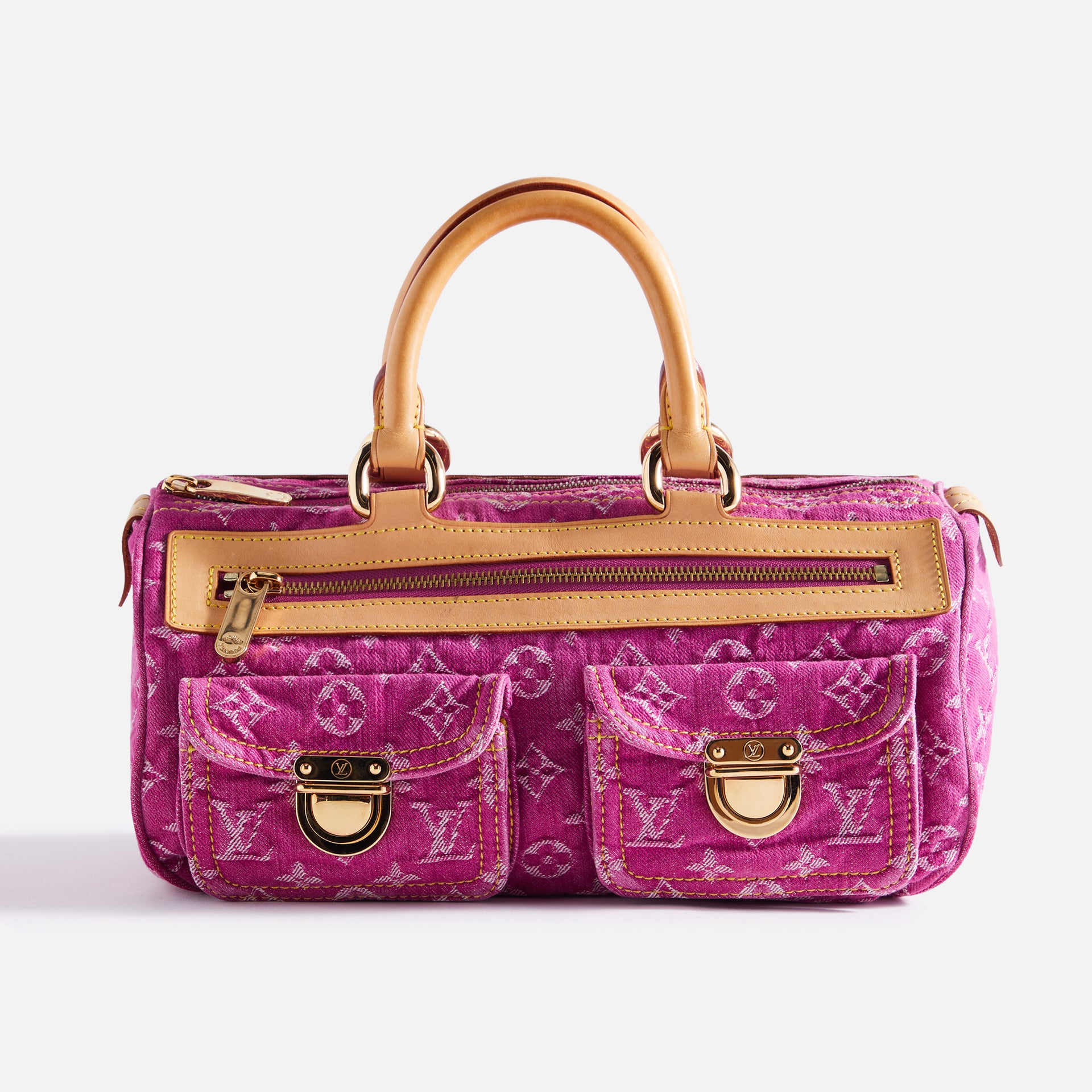 What Goes Around Comes Around Louis Vuitton Denim Neo Speedy Bag - Pink