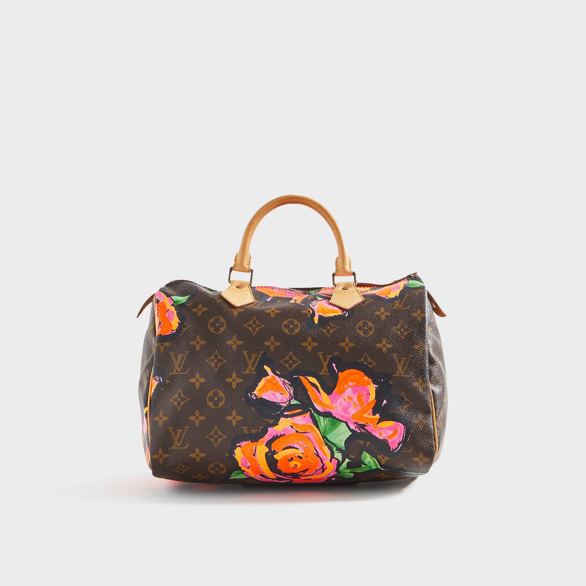 WGACA Louis Vuitton Roses Speedy 30 - Brown