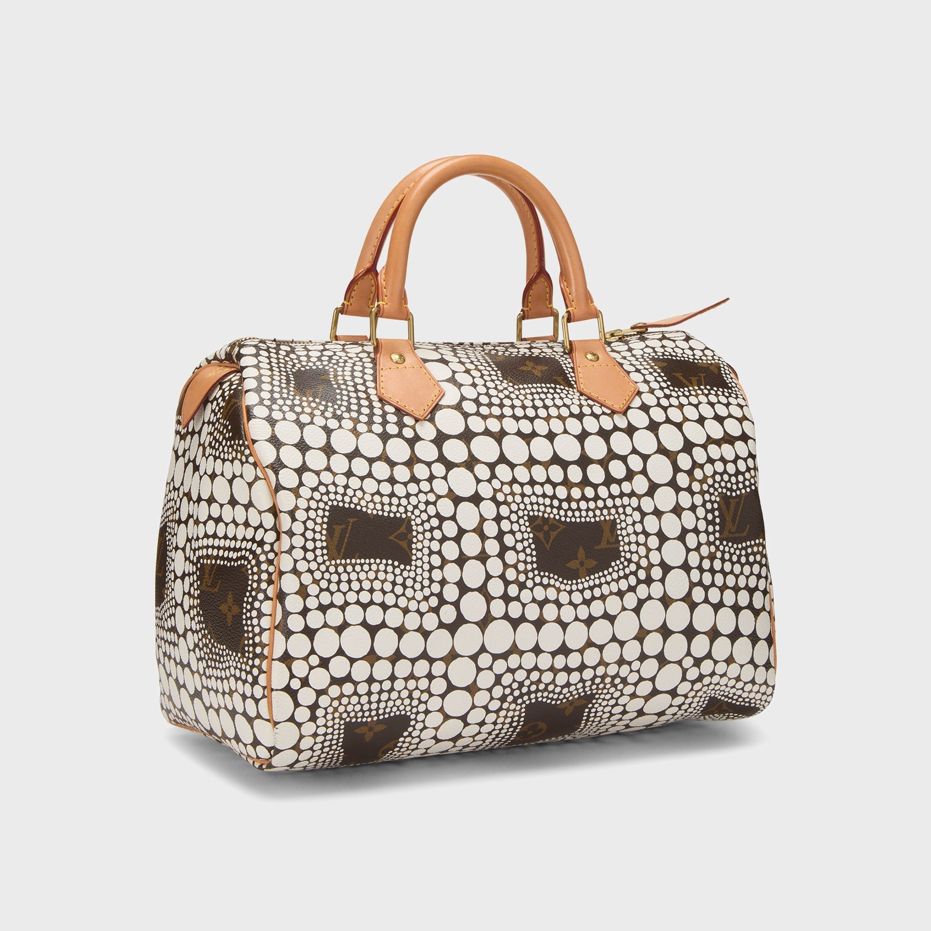 WGACA Louis Vuitton x Yayoi Kusama White Monogram Dots Infinity Speedy 30 - White