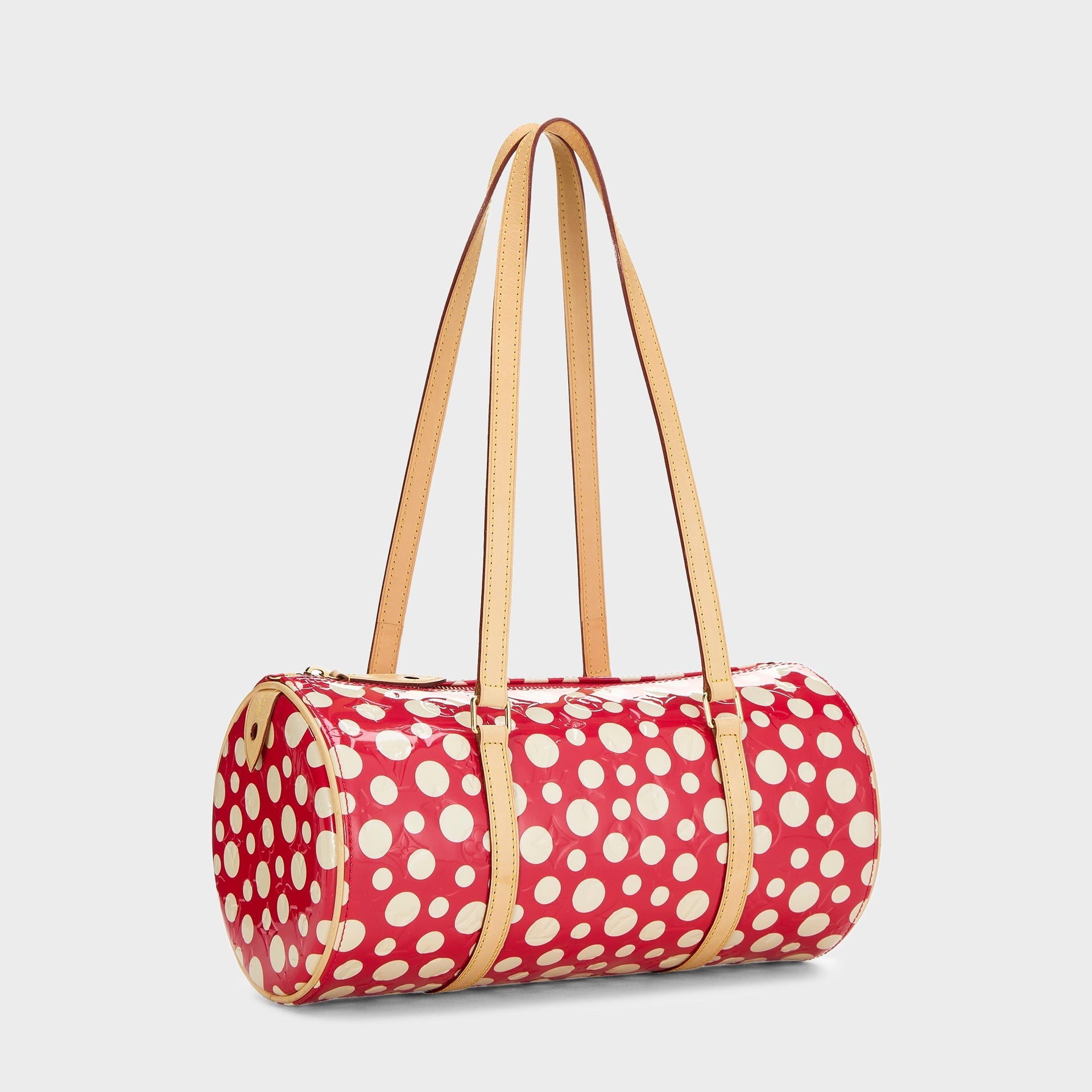 WGACA Louis Vuitton x Yayoi Kusama Red Monogram Dots Infinity Papillon 30 - Red