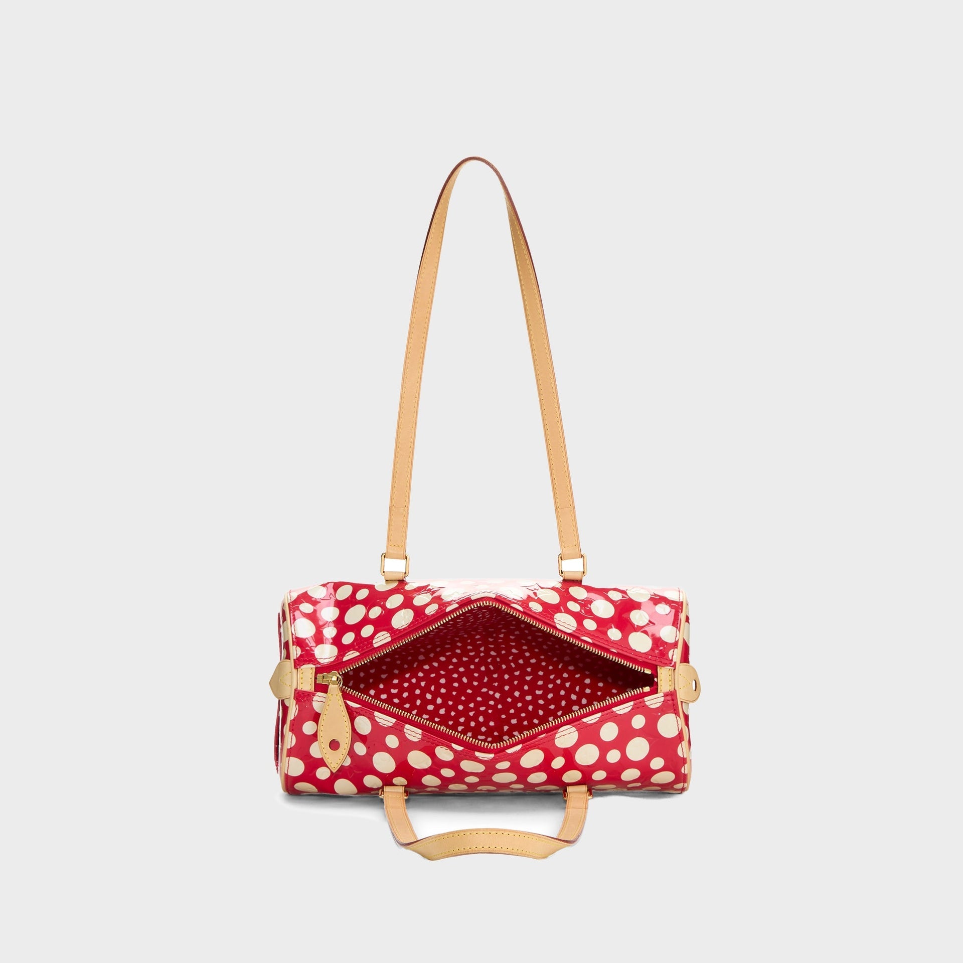 WGACA Louis Vuitton x Yayoi Kusama Red Monogram Dots Infinity Papillon 30 - Red