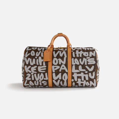 Stephen Sprouse x Louis Vuitton Grey Monogram Graffiti Keepall 50