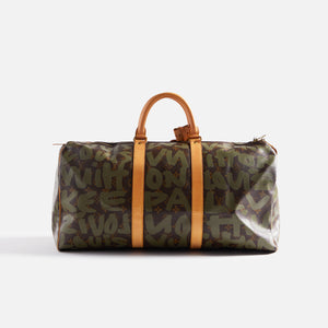 What Goes Around Comes Louis Vuitton Around Sprouse Keepall 50 - Green