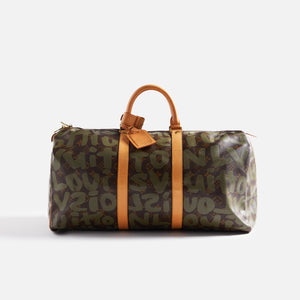 What Goes Around Comes Louis Vuitton Around Sprouse Keepall 50 - Green