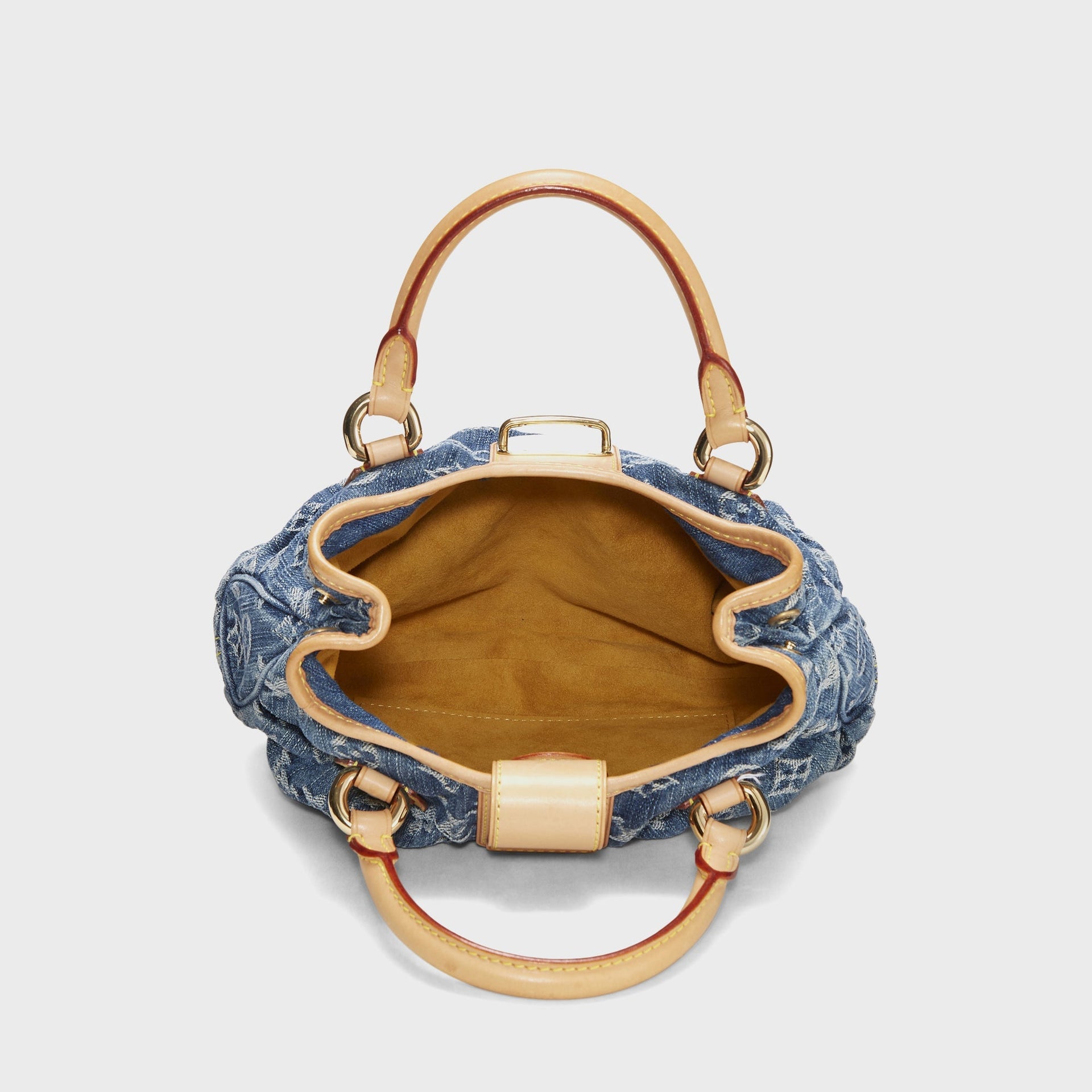 WGACA Louis Vuitton Monogrammed Denim Pleaty - Blue