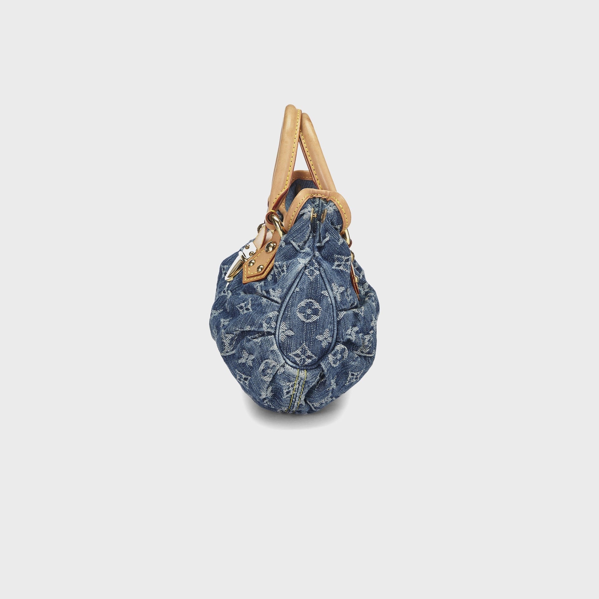 WGACA Louis Vuitton Monogram Denim Pleaty Mini - Blue