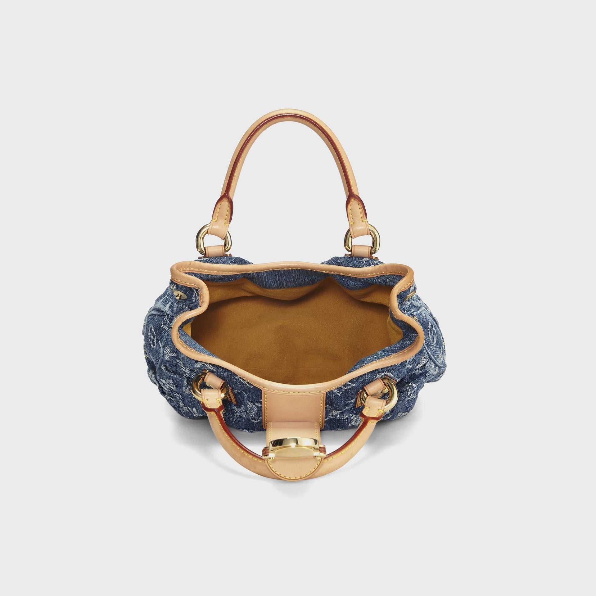 WGACA Louis Vuitton Monogram Denim Pleaty Mini - Blue