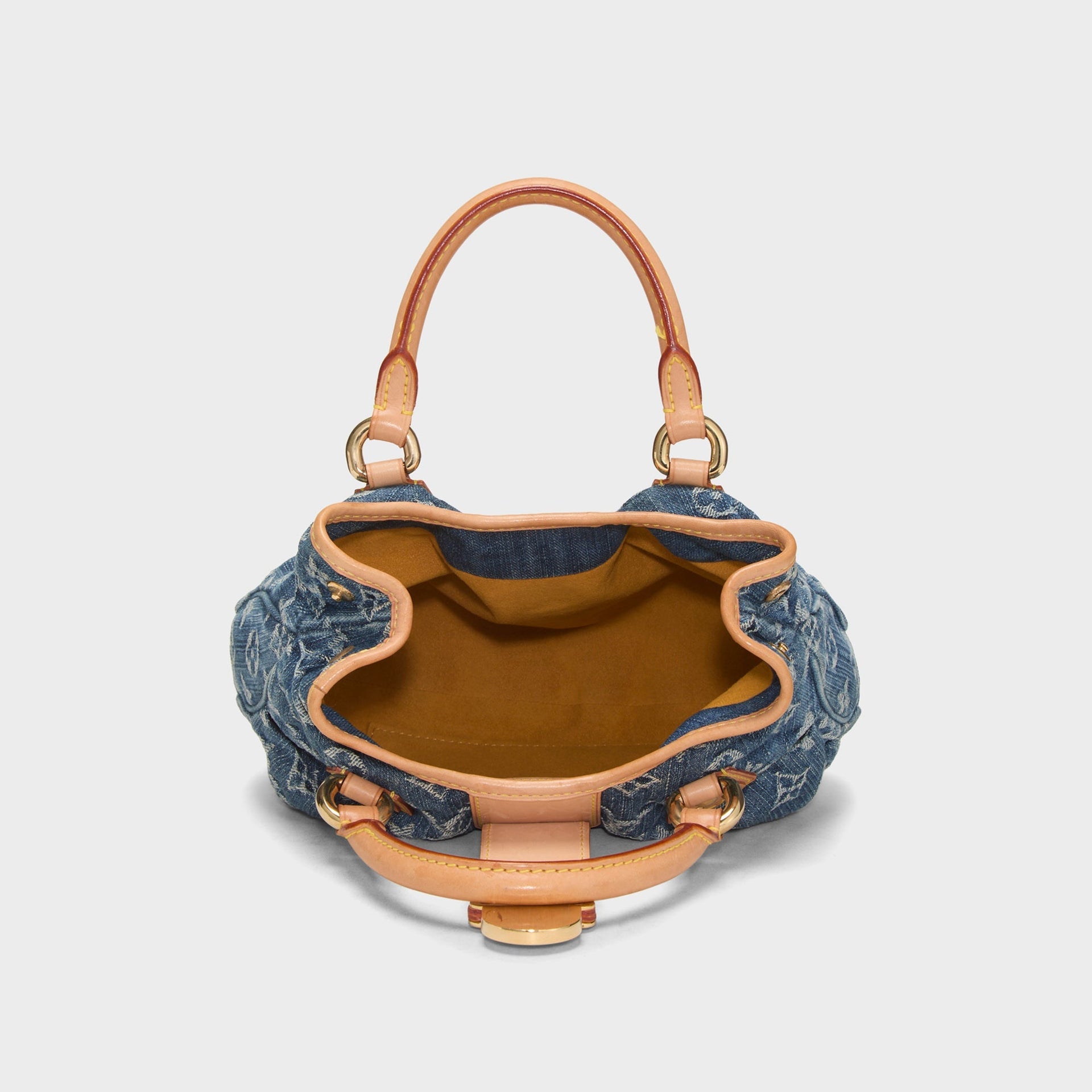 WGACA Louis Vuitton Denim Pleaty Mini - Blue