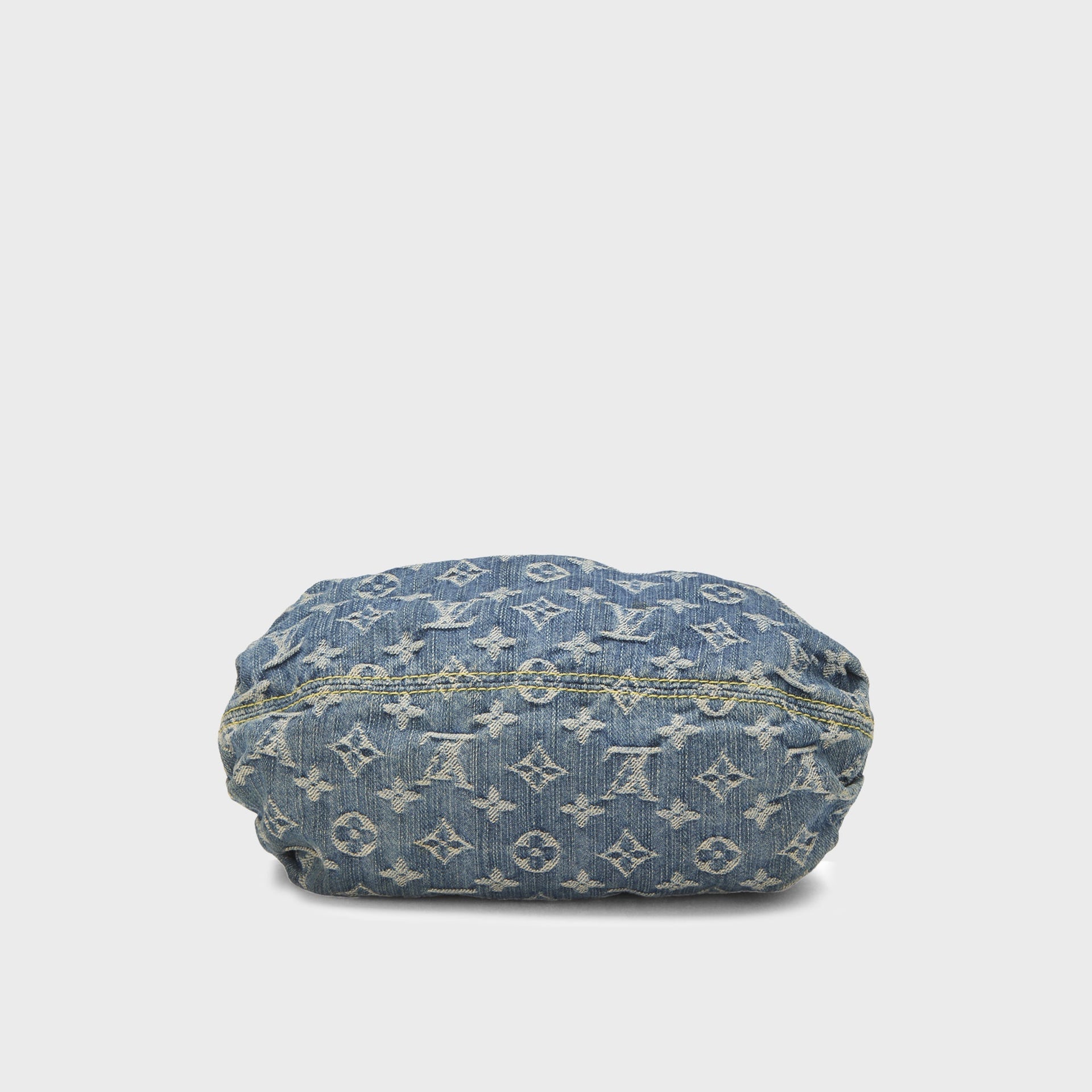 WGACA Louis Vuitton Monogram Denim Pleaty Bag - Blue