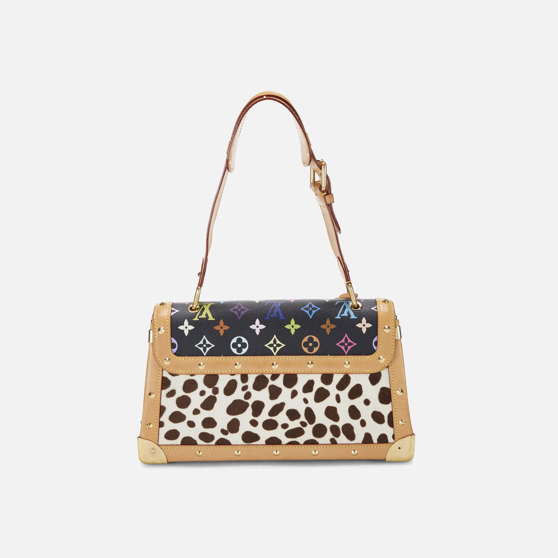 WGACA Louis Vuitton Canvas Dalmatian Sacrabat Bag - Black Multi