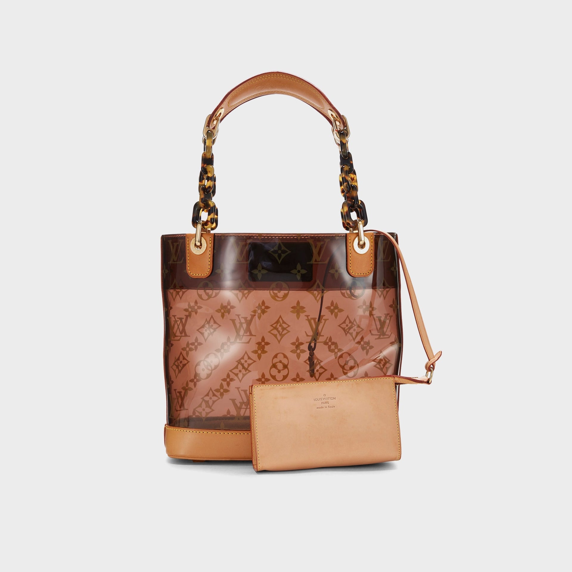WGACA Louis Vuitton Vinyl Cabas Ambre PM - Brown