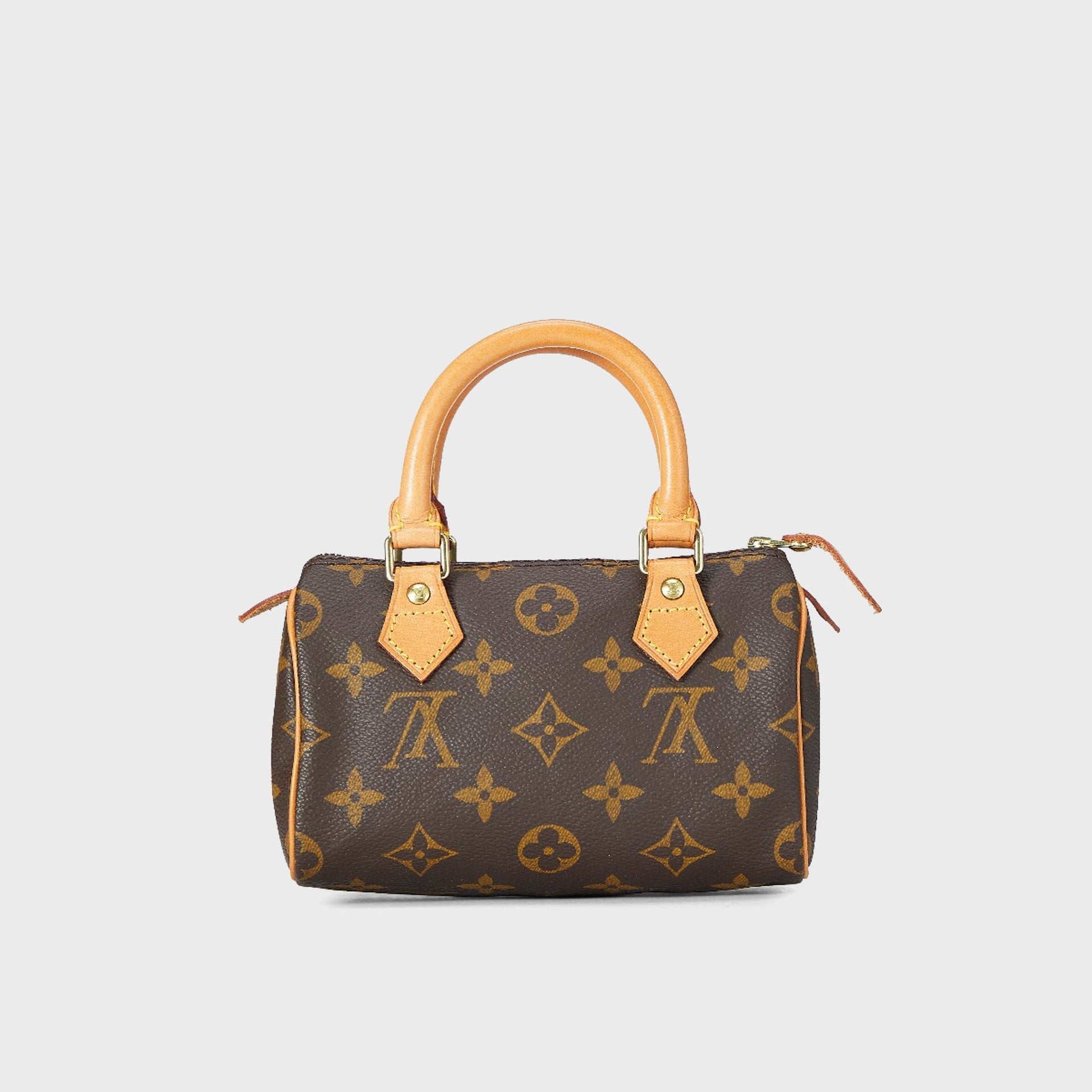 WGACA Louis Vuitton Monogram Mini HL Speedy No Strap Bag - Brown