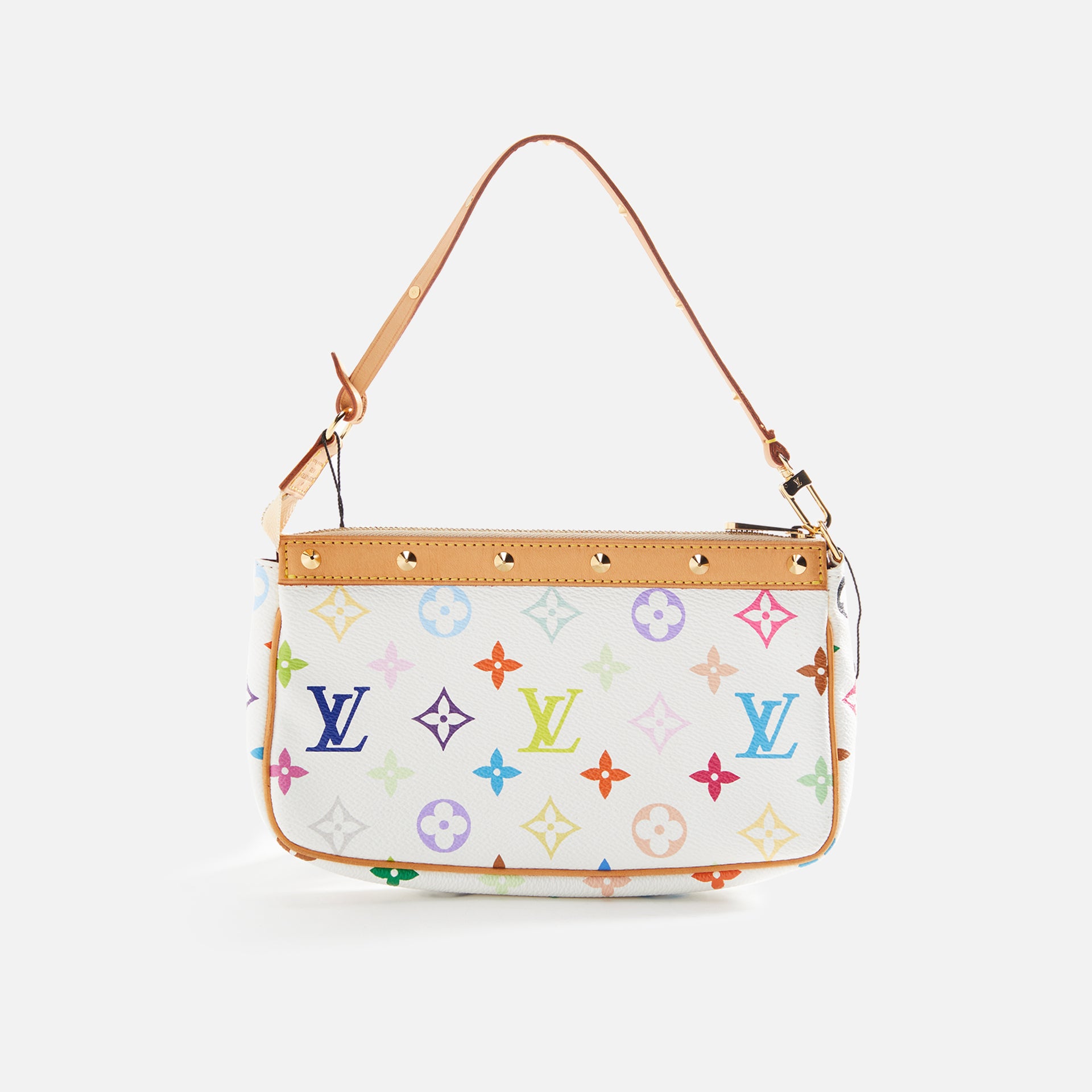 WGACA Louis Vuitton Pochette - White / Multi