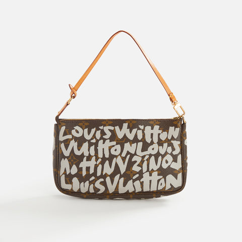 What Goes Around Comes Around Louis Vuitton Green Sprouse Pochette V2 Bag