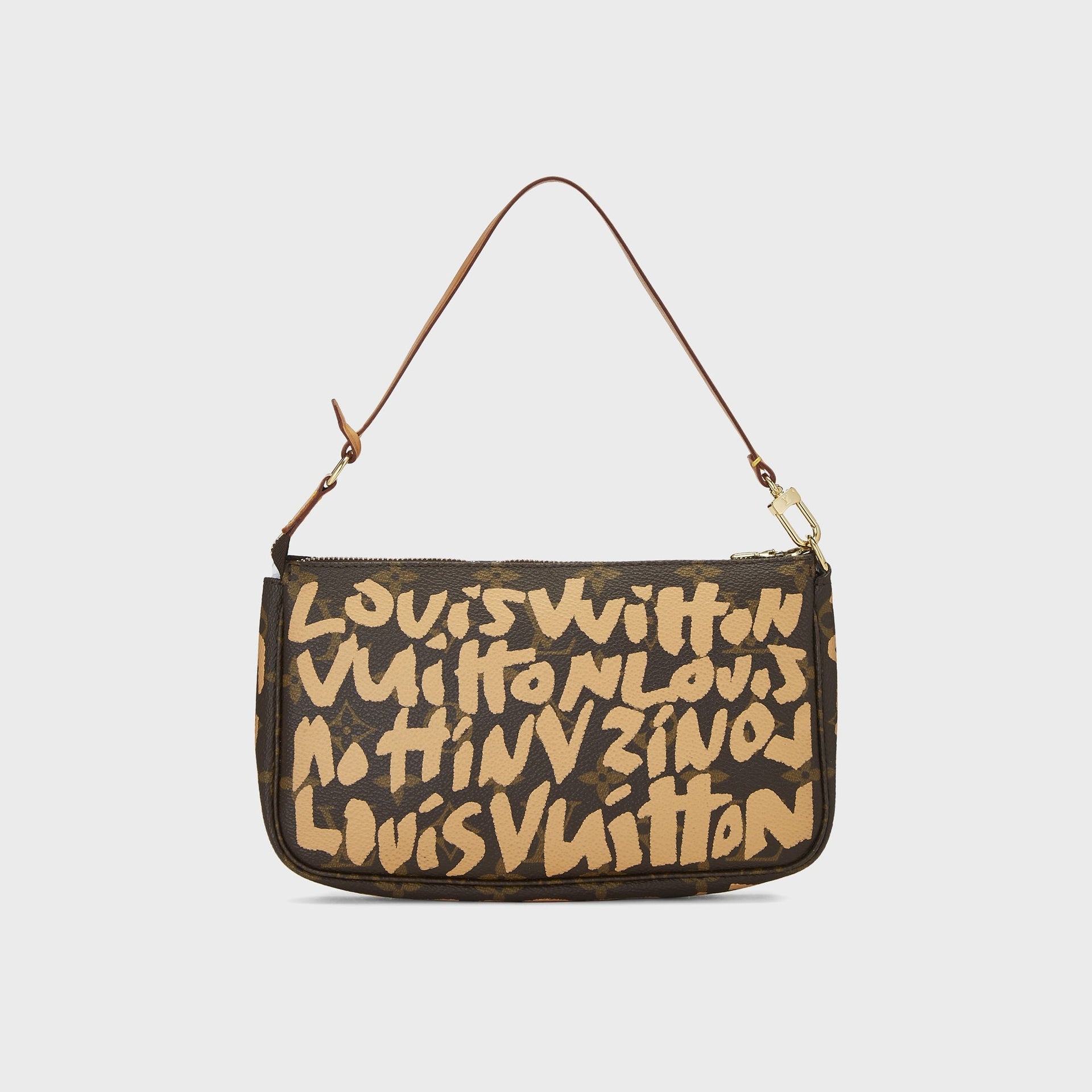WGACA Louis Vuitton x Stephen Sprouse Orange Monogram Graffiti Pochette Accessoires - Brown
