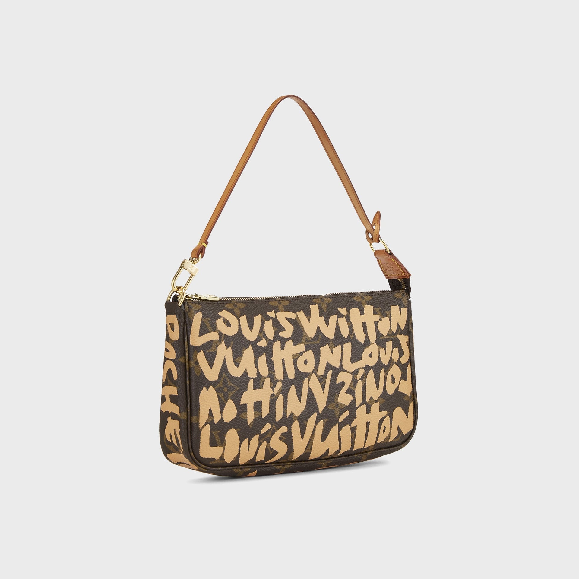 WGACA Louis Vuitton x Stephen Sprouse Orange Monogram Graffiti Pochette Accessoires - Brown