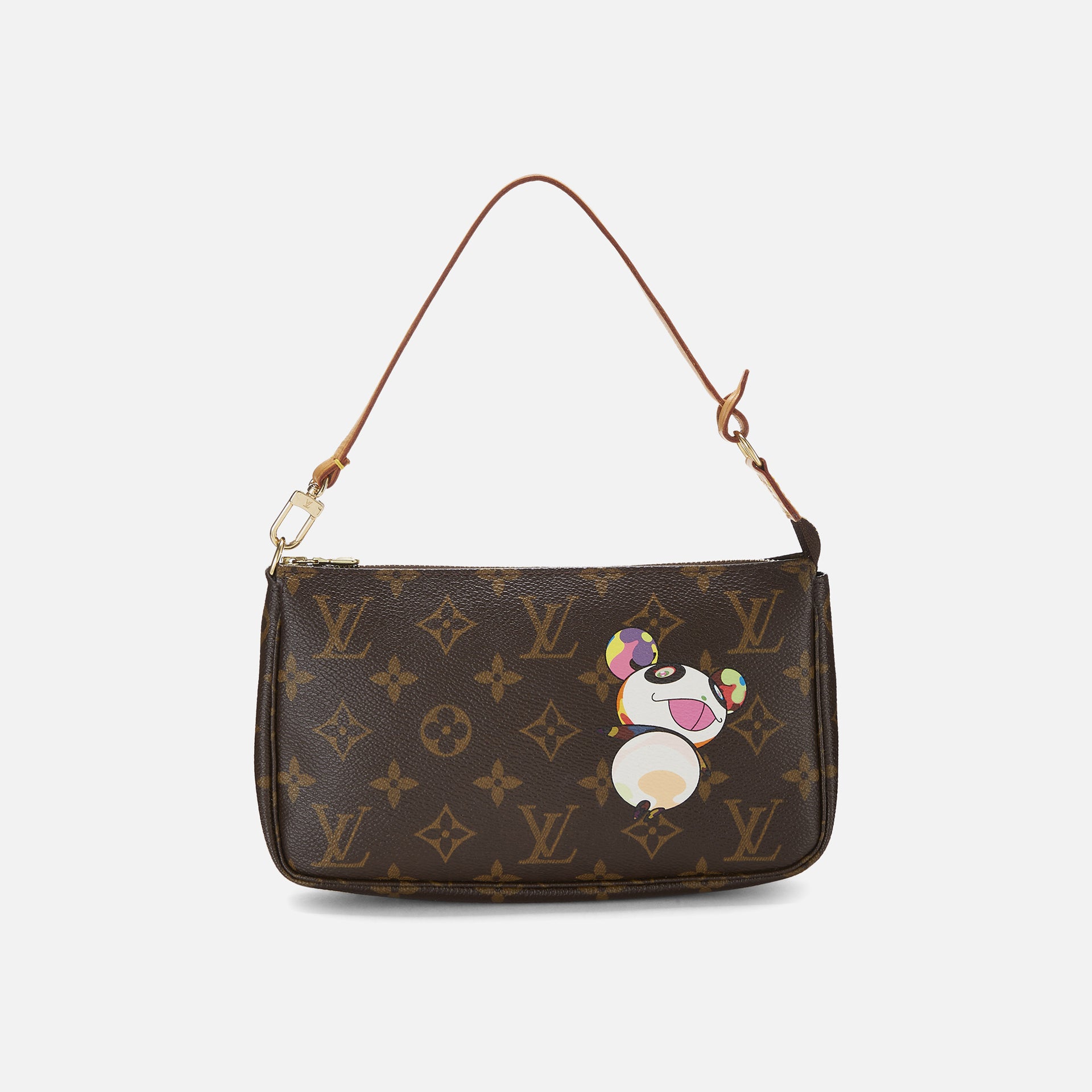 WGACA Louis Vuitton Murakami Panda Pochette - Brown