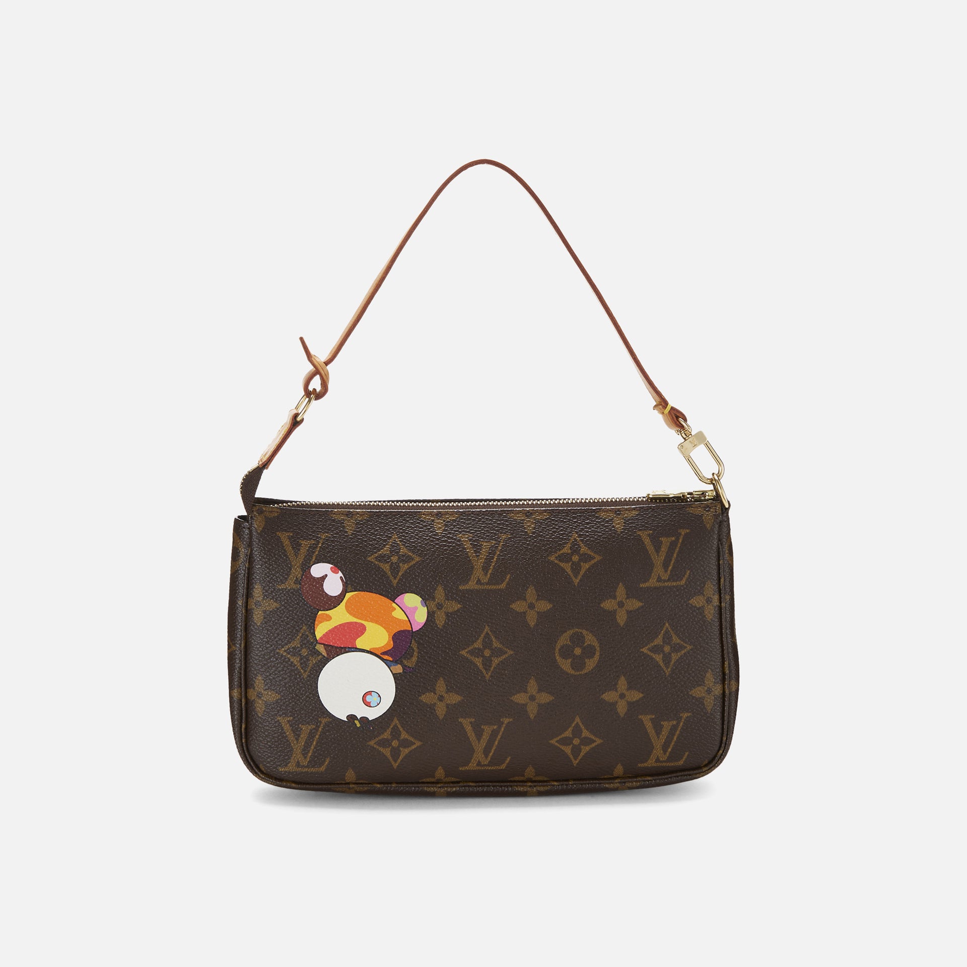 WGACA Louis Vuitton Murakami Panda Pochette - Brown