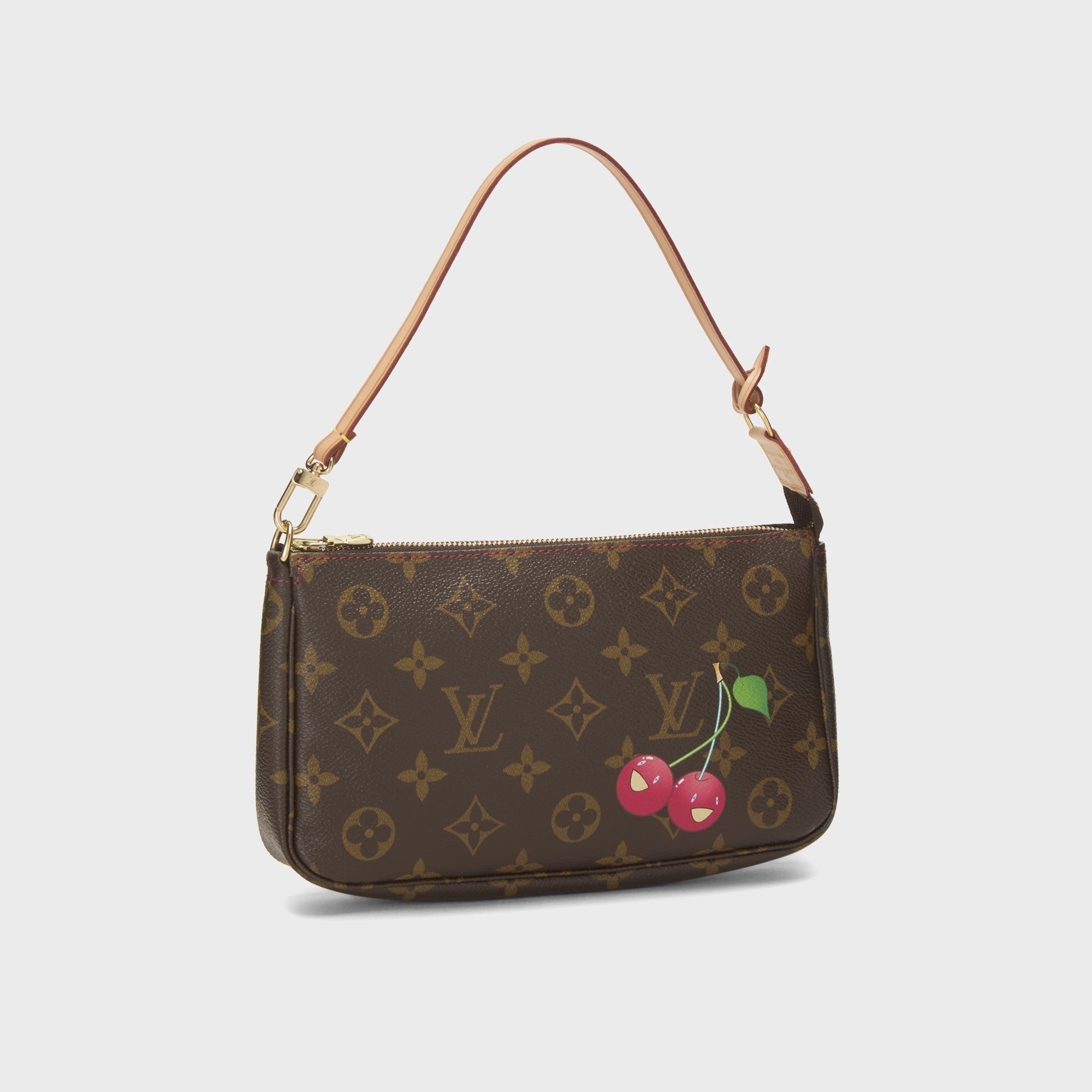 WGACA Louis Vuitton x Takashi Murakami Monogram Cherry Pochette