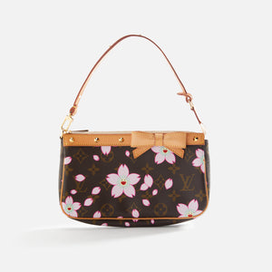LOUIS VUITTON BAG 'Cherry Blossom' in Brown Monogram Canvas with