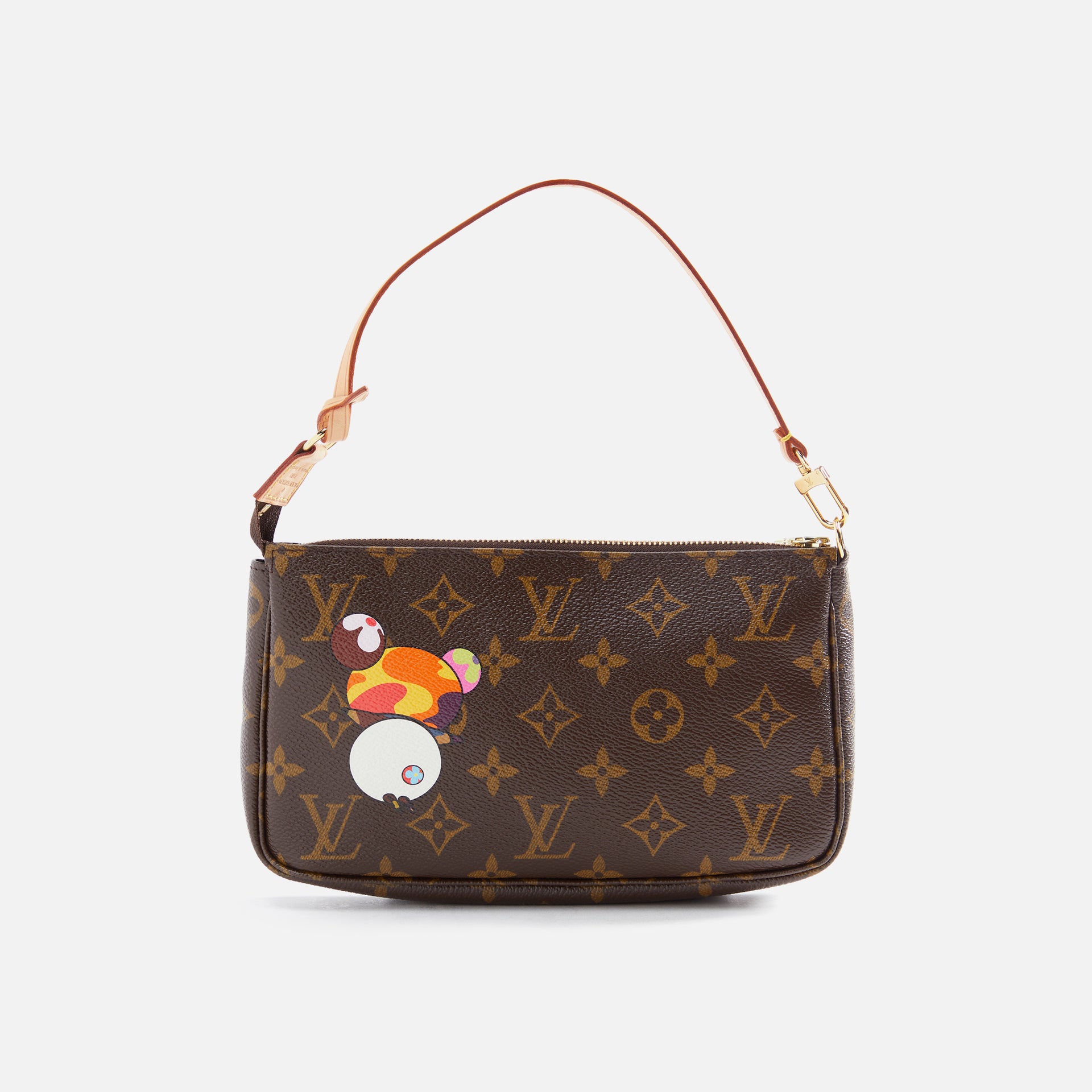 WGACA Louis Vuitton Murakami Panda Pochette V2 - Brown