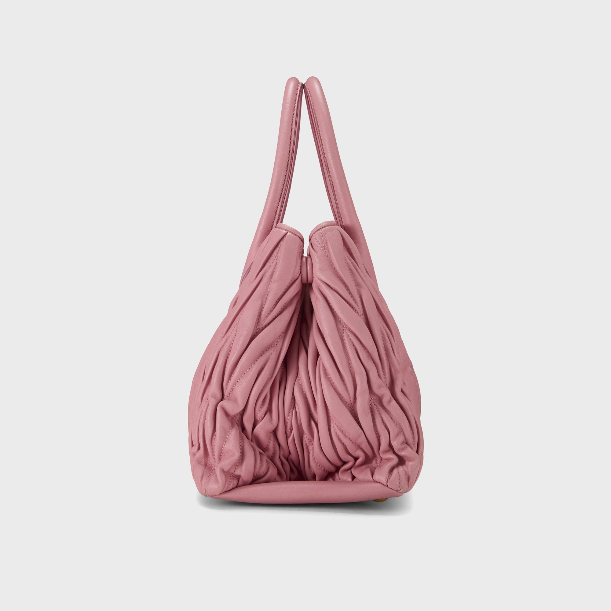 【miu_miuページ】 WGACA Miu Miu Nappa Convertible Handbag Small - Pink – Kith