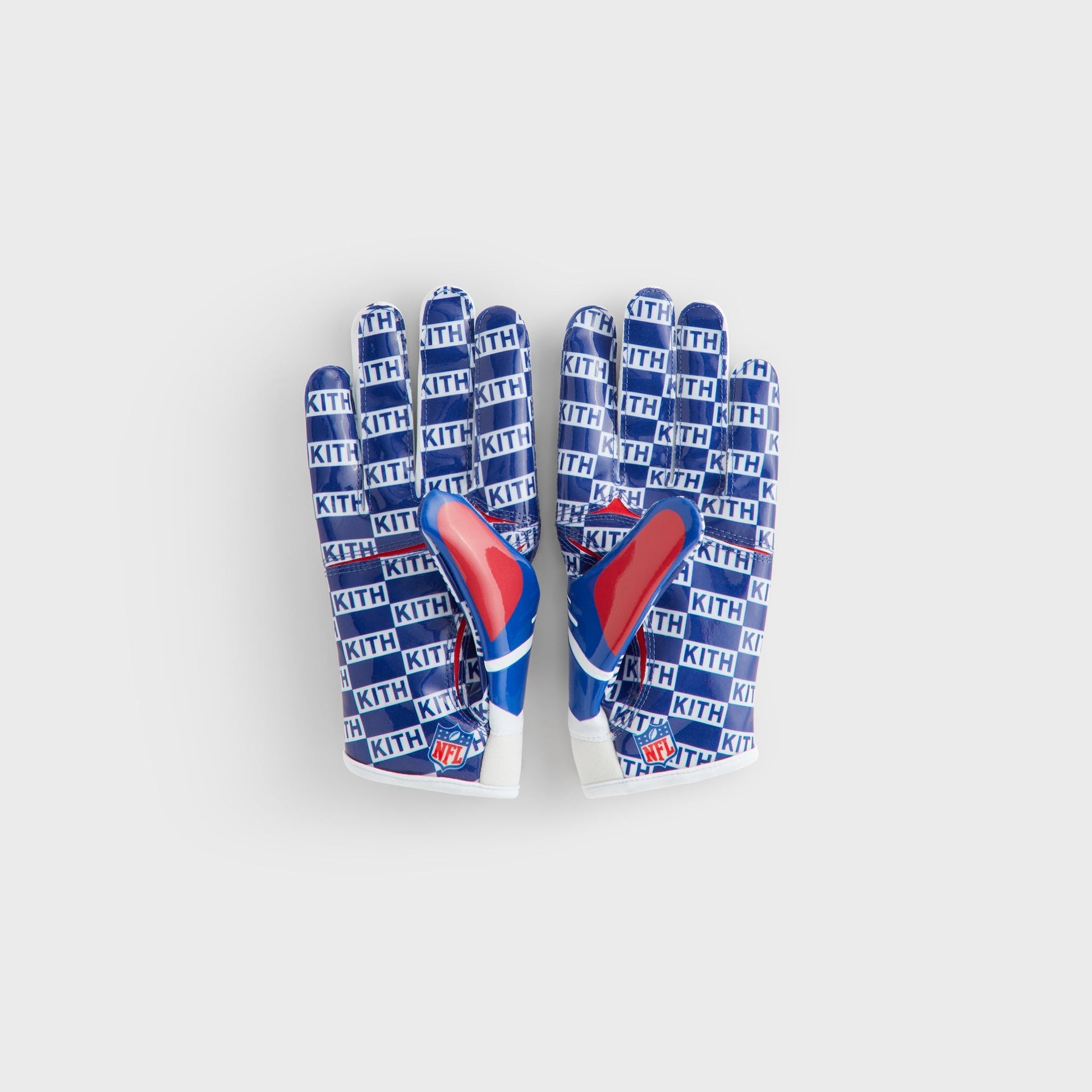 Kith & Wilson for the NFL Receiver Gloves - Blue / White - PH