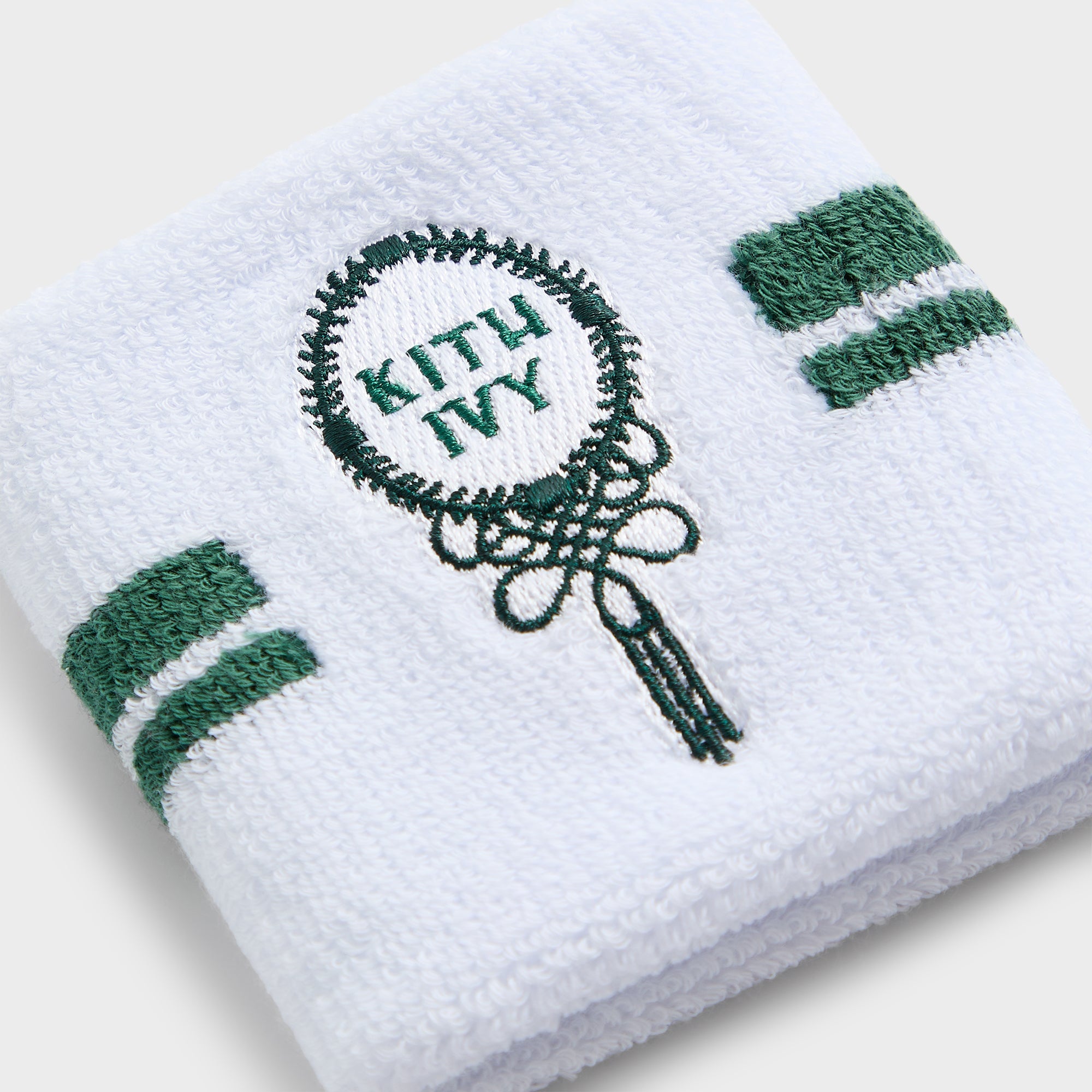 Kith Ivy for Wilson Terry Stripe Wristbands - White