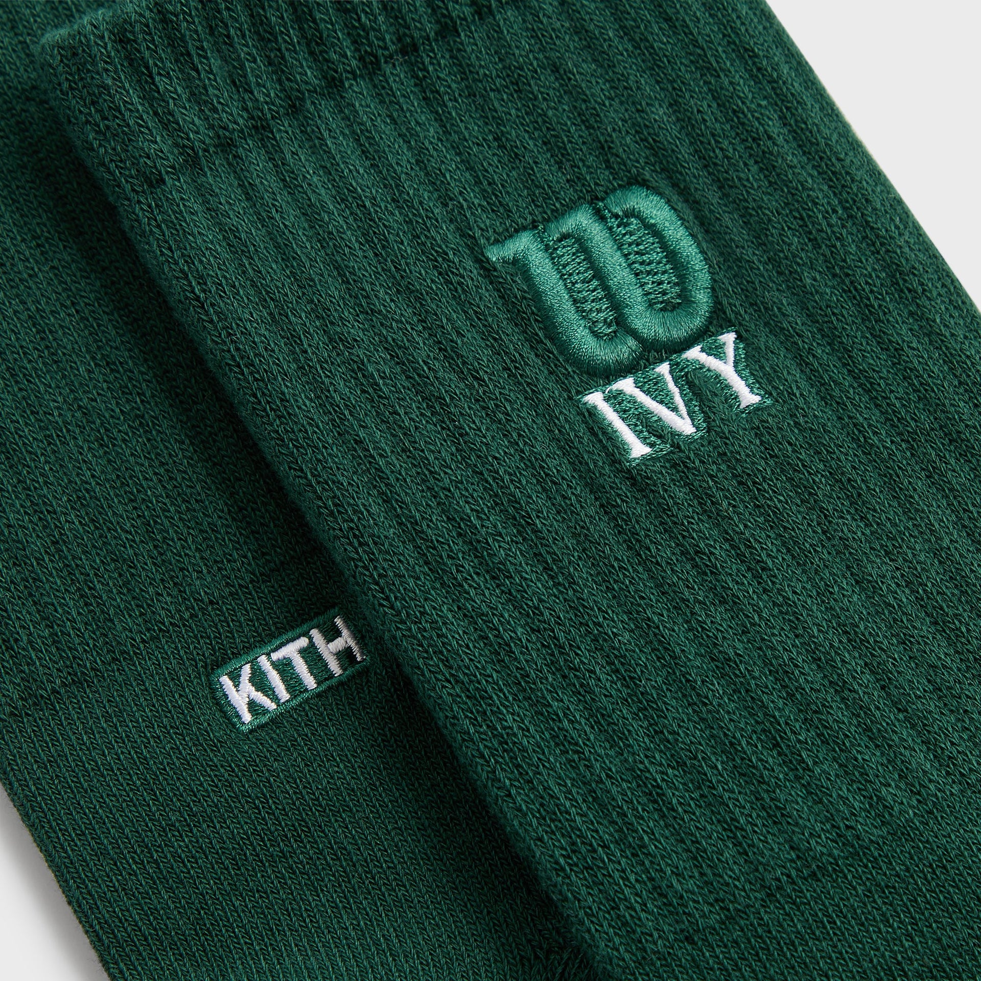 Kith Ivy for Wilson Logo Crew Socks - Ivy Green