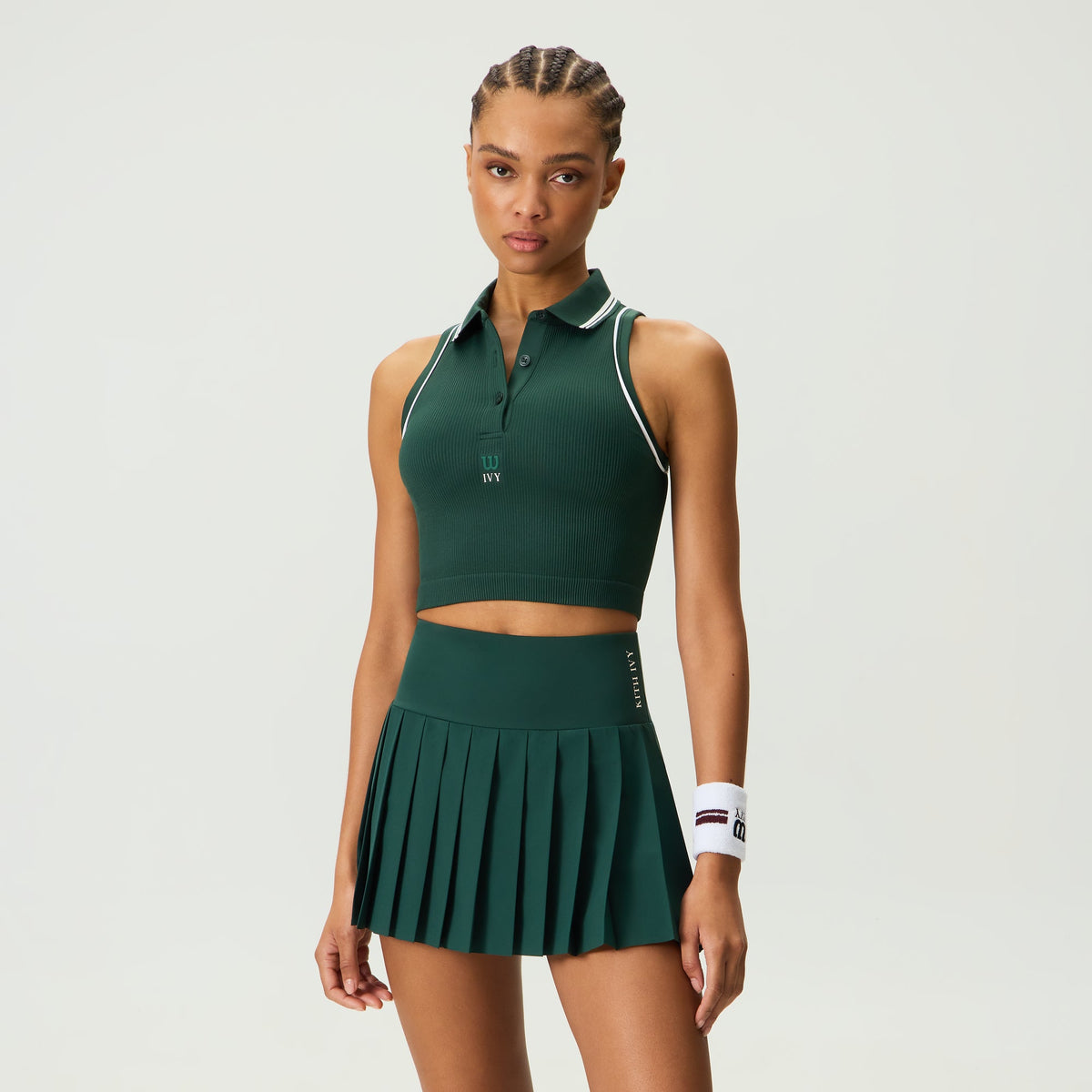 Kith Ivy for Wilson Women's Topspin Seamless Polo - Ivy Green